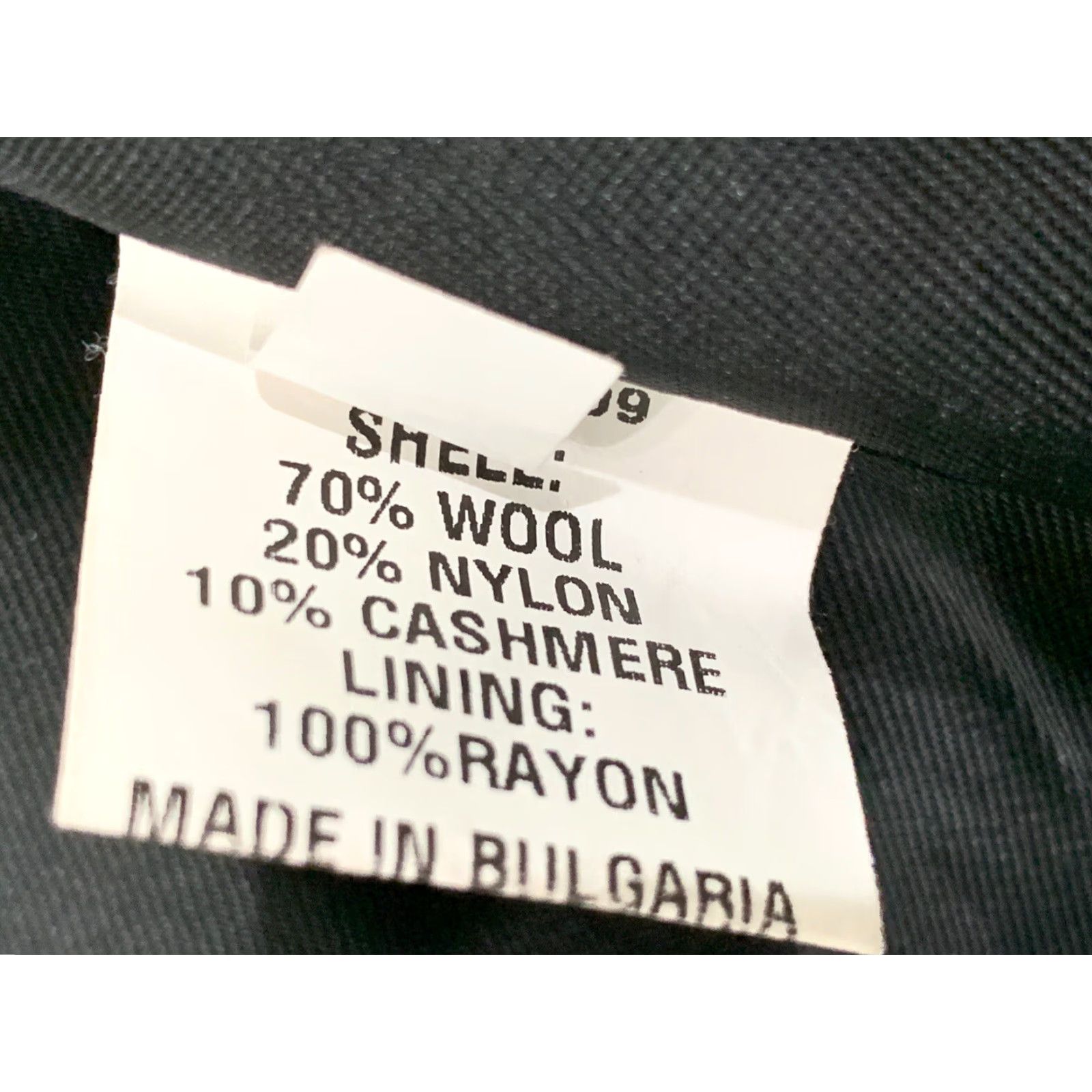 Vintage VINTAGE Marvin Richards Long Trench Coat Womens Size 10 Black Wool Cashmere Blend Overcoat Size L / US 10 / IT 46 - 6 Thumbnail