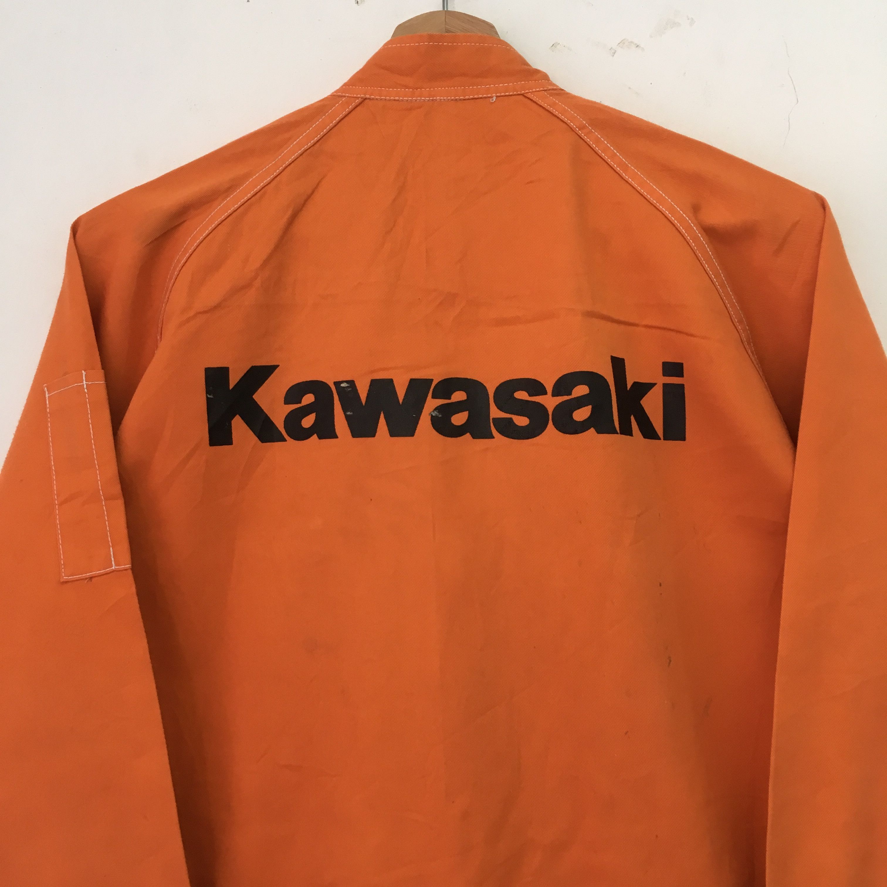 Japanese Brand kawasaki overall jacket - 1728 Size US XL / EU 56 / 4 - 15 Thumbnail
