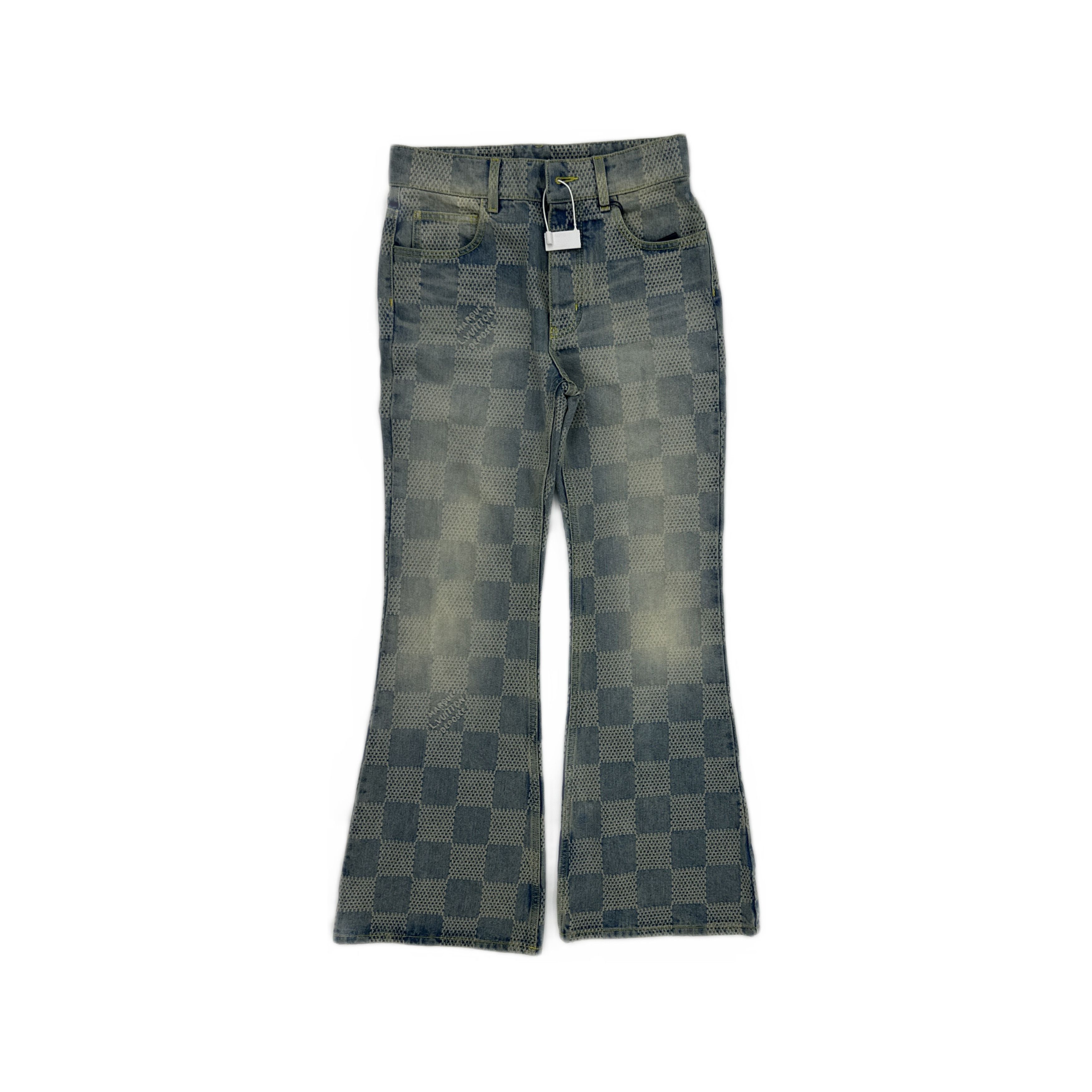 Louis Vuitton Louis Vuitton Damier Pattern Jeans 26 Size US 26 / EU 42 - 1 Thumbnail