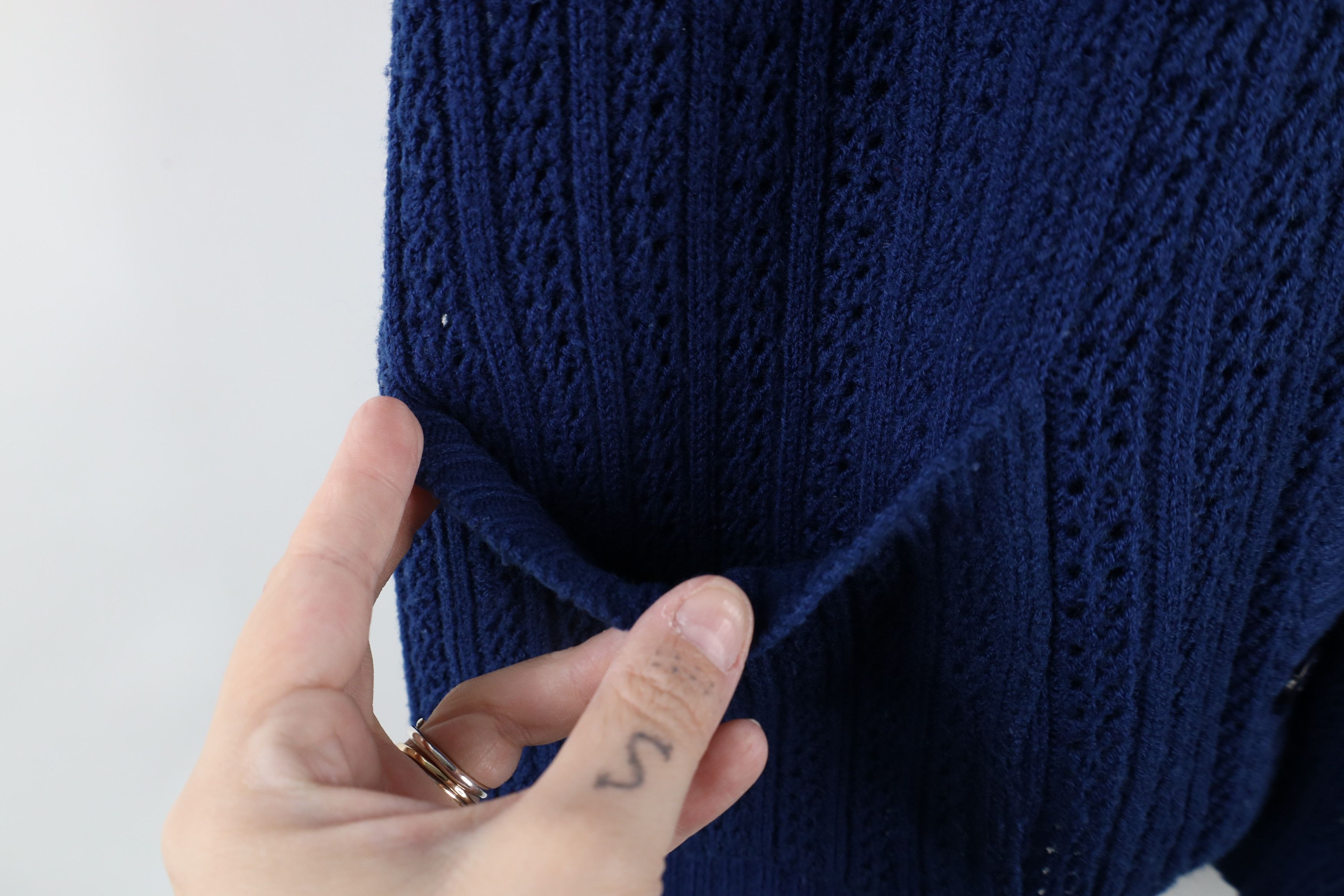 Vintage Vintage 70s Streetwear Ribbed Knit Cardigan Sweater Vest Size M / US 6-8 / IT 42-44 - 6 Thumbnail