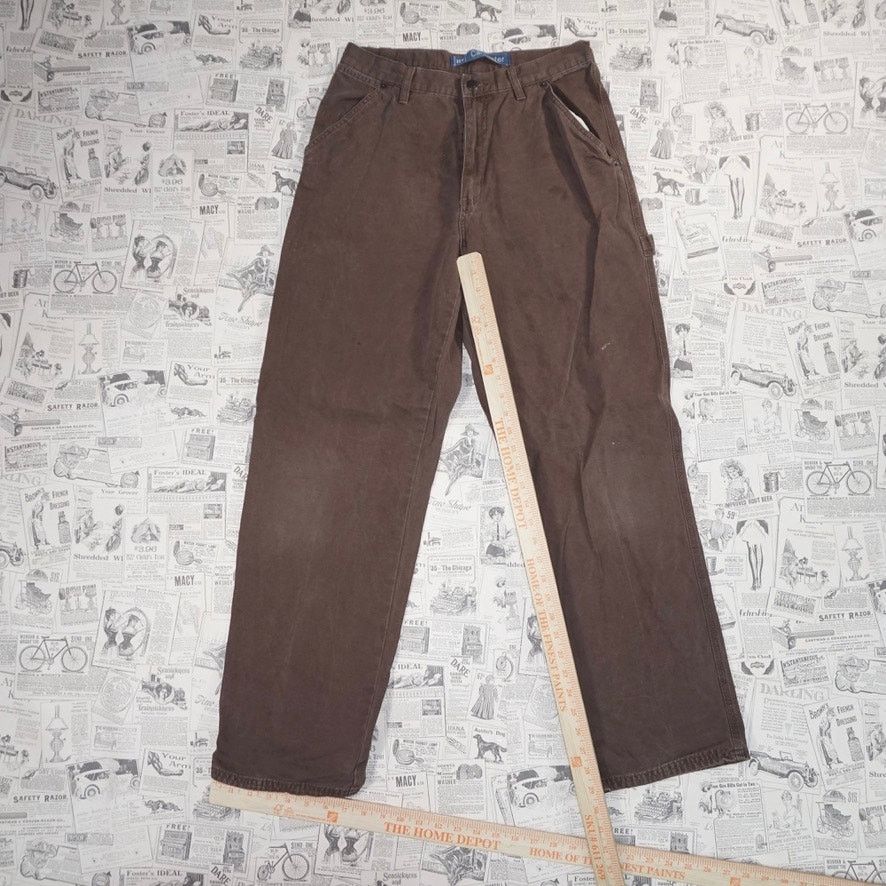 High Sierra 30x32-Vintage Y2K high Sierra workwear carpenter brown pants Size US 30 / EU 46 - 4 Thumbnail
