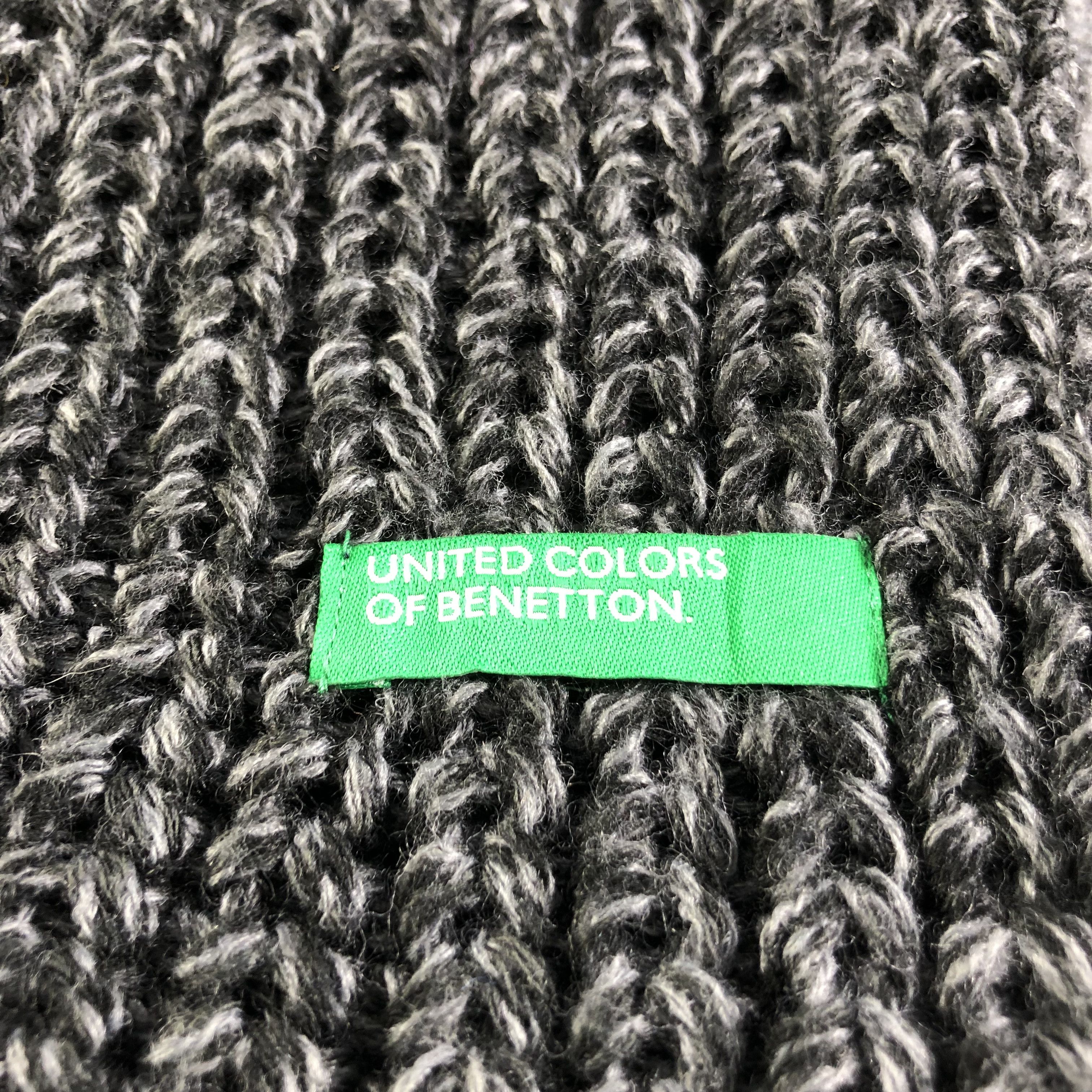 United Colors Of Benetton United Colors Of Benetton Knit Scarf Muffler Neckwear V2176 Size ONE SIZE - 5 Thumbnail