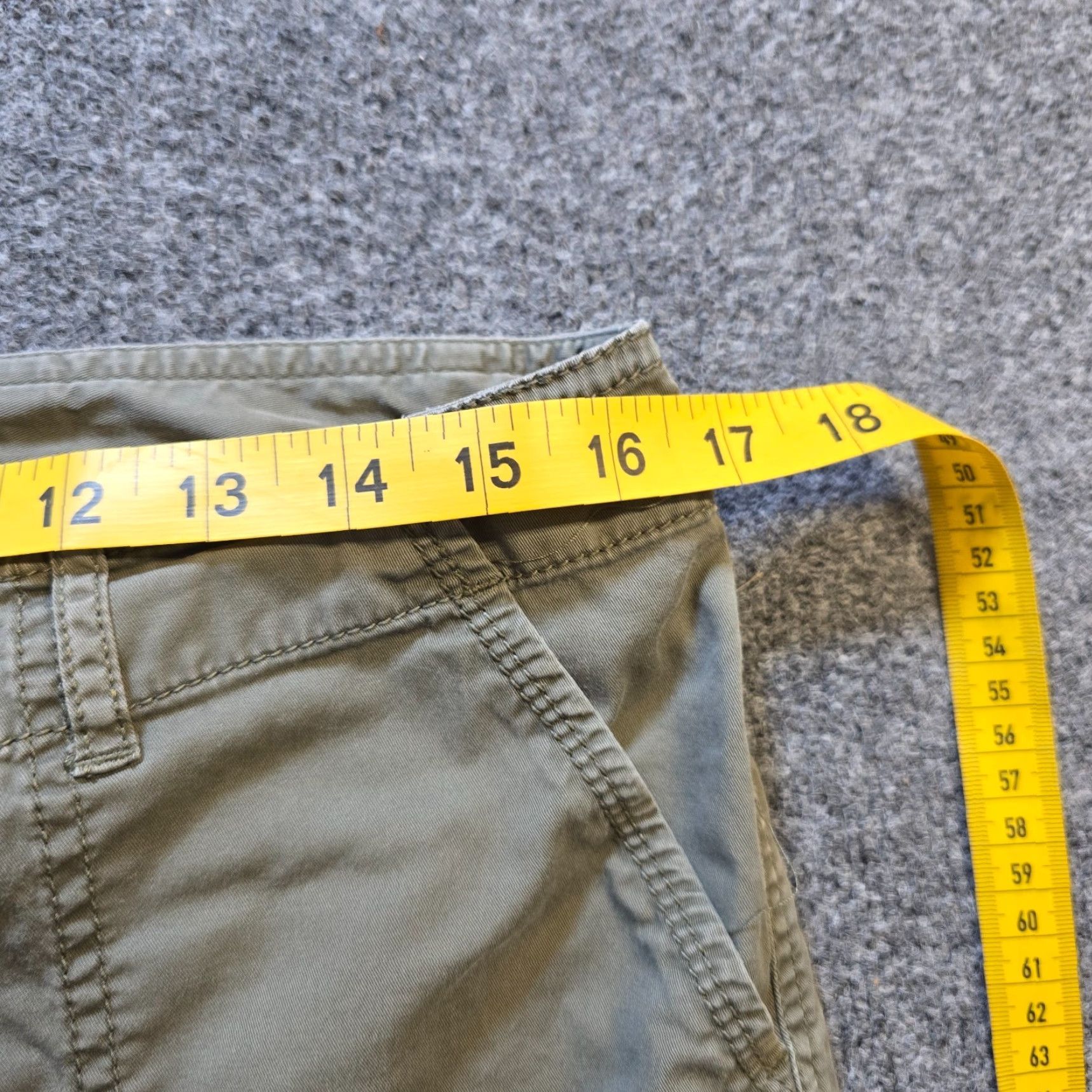 J. Jill J. Jill Pants Womens Size 10 Green Cargo Pocket Cropped Straight Casual Neutral Size 32" / US 10 / IT 46 - 5 Thumbnail