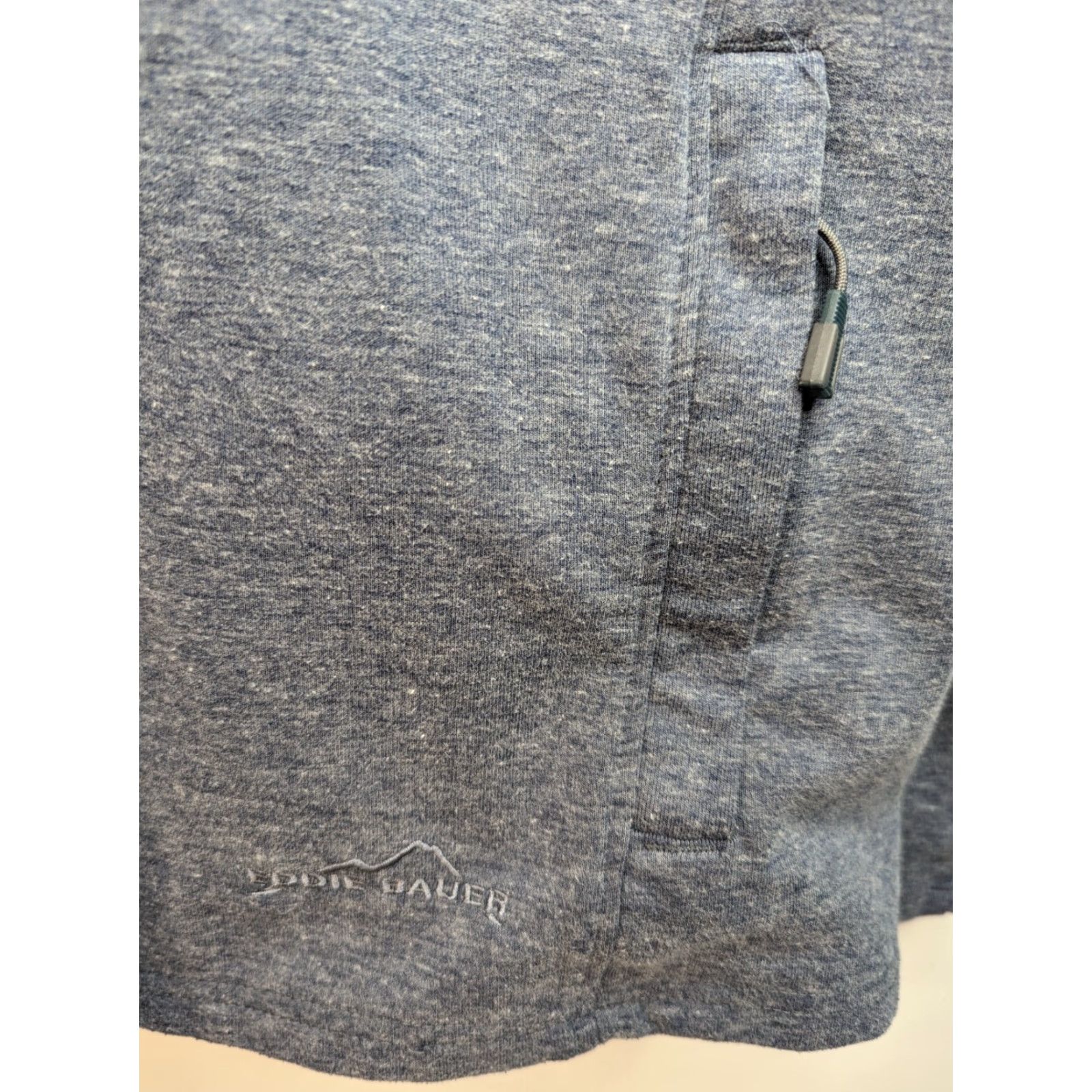 Eddie Bauer Eddie Bauer Pullover Sweater Mens Medium 1/4 Zip Dusted Indigo Heather Blue Knit Mock Neck Long Sleeve Size US M / EU 48-50 / 2 - 3 Thumbnail