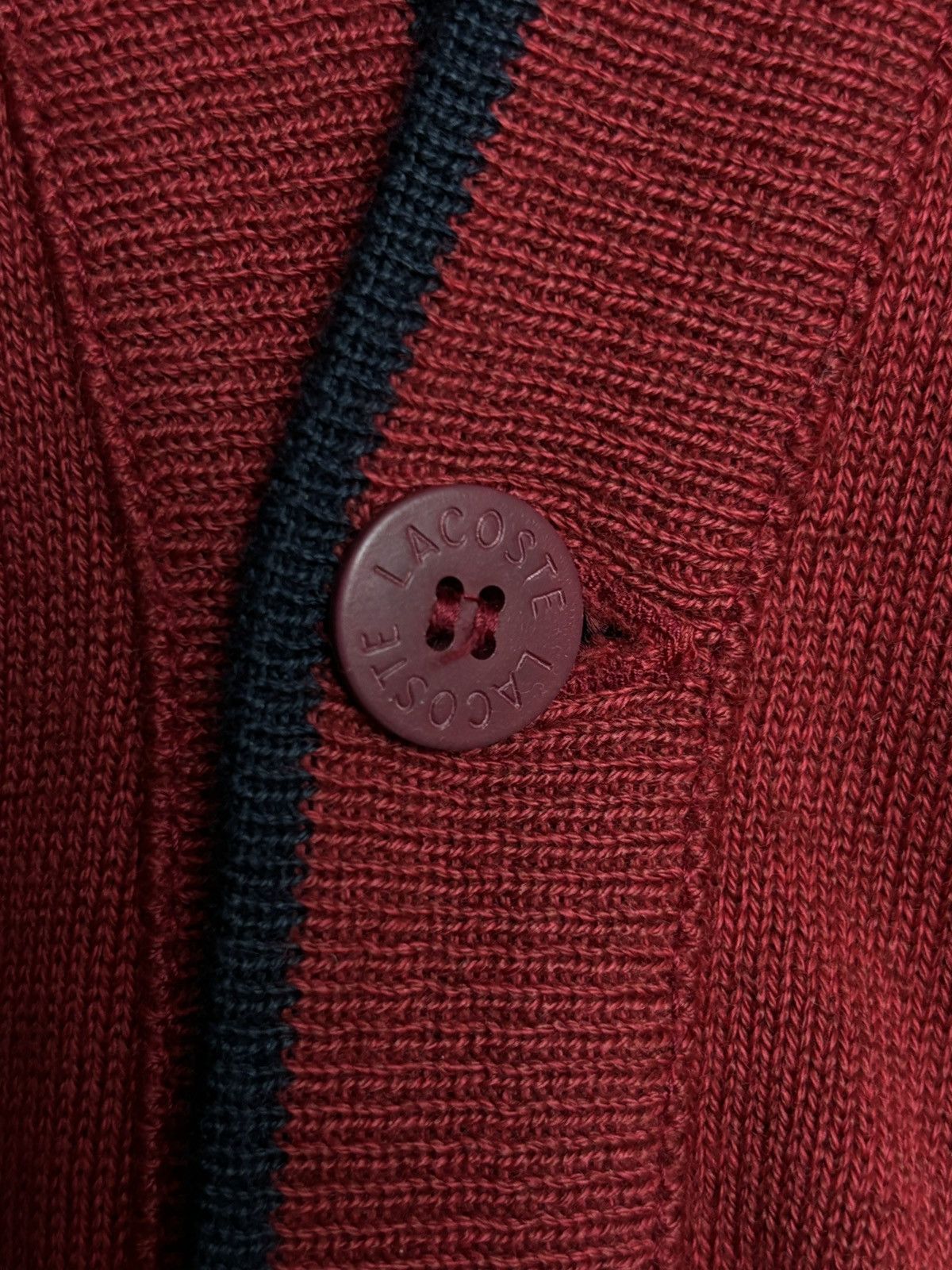 Lacoste Lacoste Vintage Buttoned Cardigan Sweater Archive Old Money Size US L / EU 52-54 / 3 - 7 Thumbnail
