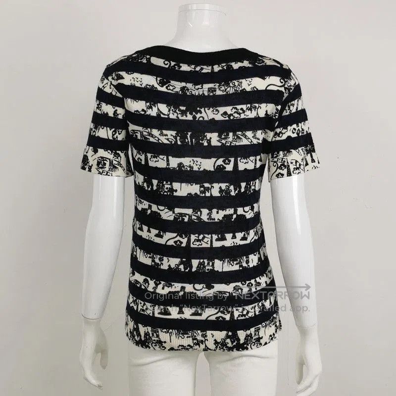 Louis Vuitton Louis Vuitton Mixed Striped Knit Top in XS. Size US XS / EU 42 / 0 - 2 Thumbnail