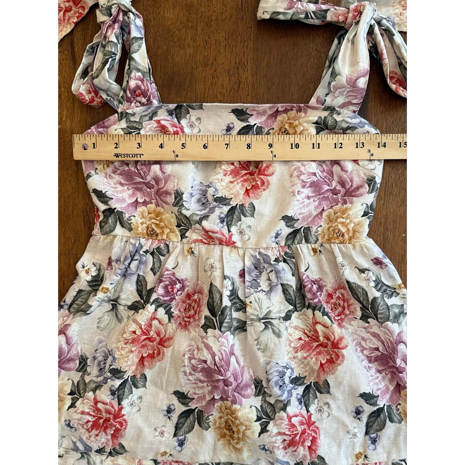 House of Harlow NWT House of Harlow 1960 Linen Blend Floral Maxi Dress Small Size S / US 4 / IT 40 - 4 Thumbnail