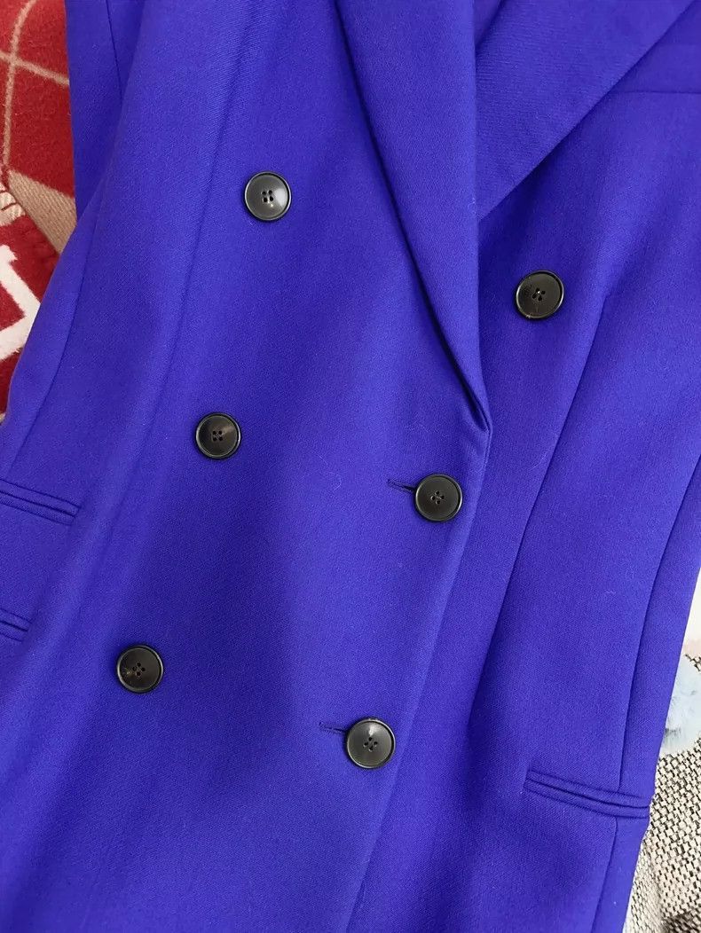 Dior Dior Blue Purple Long Sleeveless Vest Dress-2506 Size M / US 6-8 / IT 42-44 - 4 Thumbnail