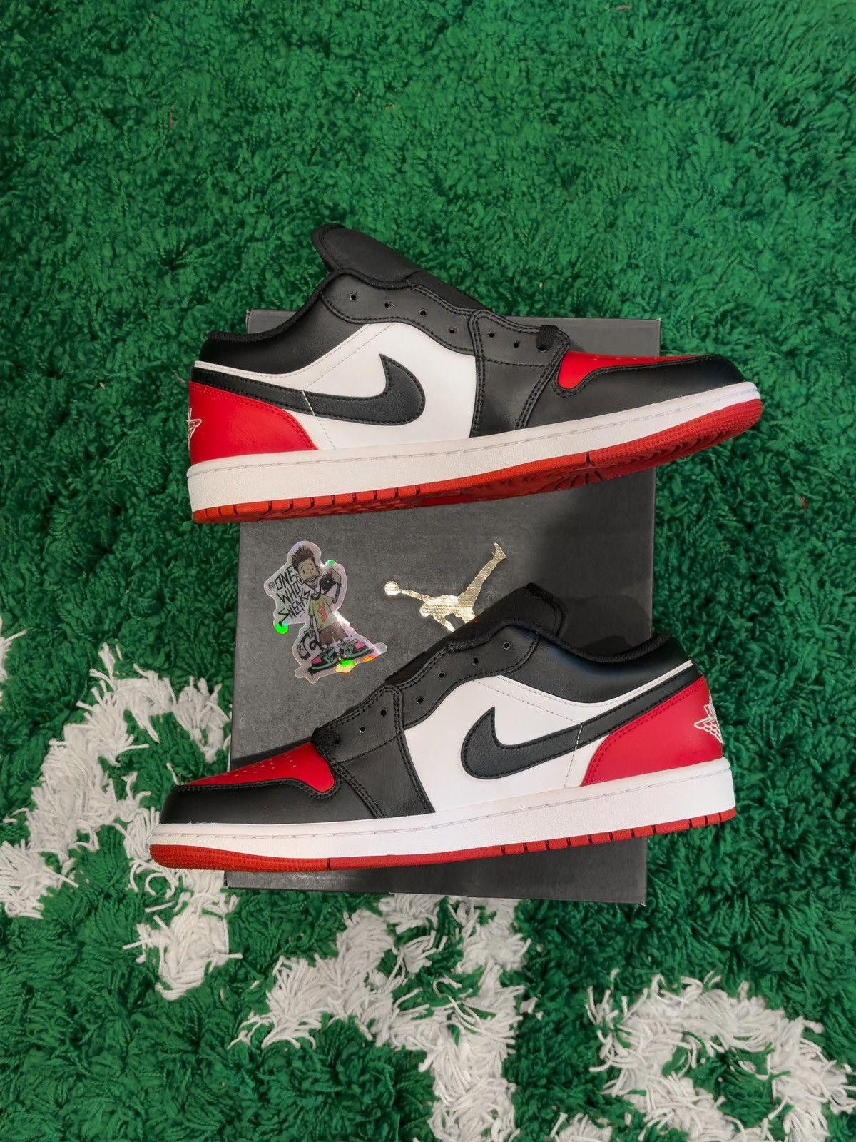 Jordan Brand Jordan 1 Low Bred Toe Size 14 Size US 14 / EU 47 - 2 Thumbnail