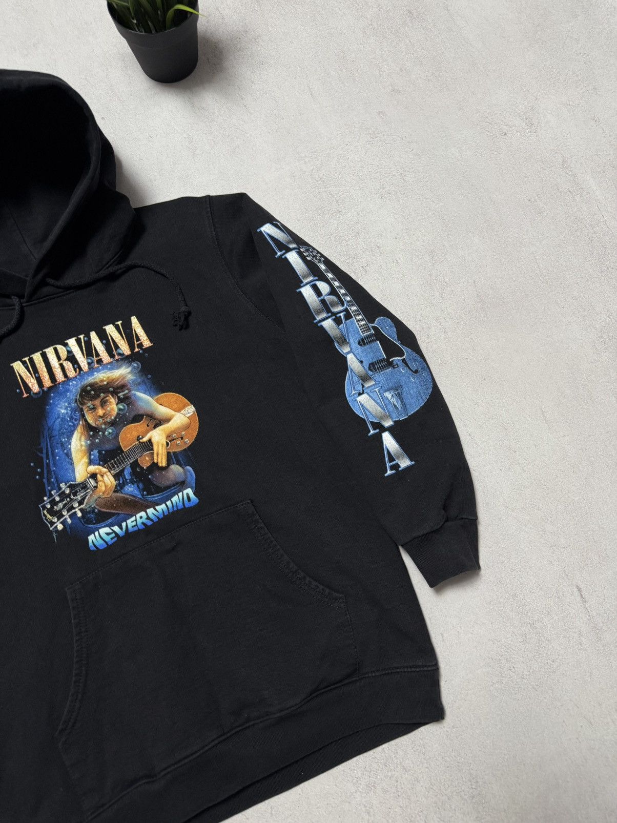 Band Tees × Nirvana × Vintage Vintage Nirvana Hoodie Neverming Big Logo y2k 90s Size US XS / EU 42 / 0 - 4 Thumbnail