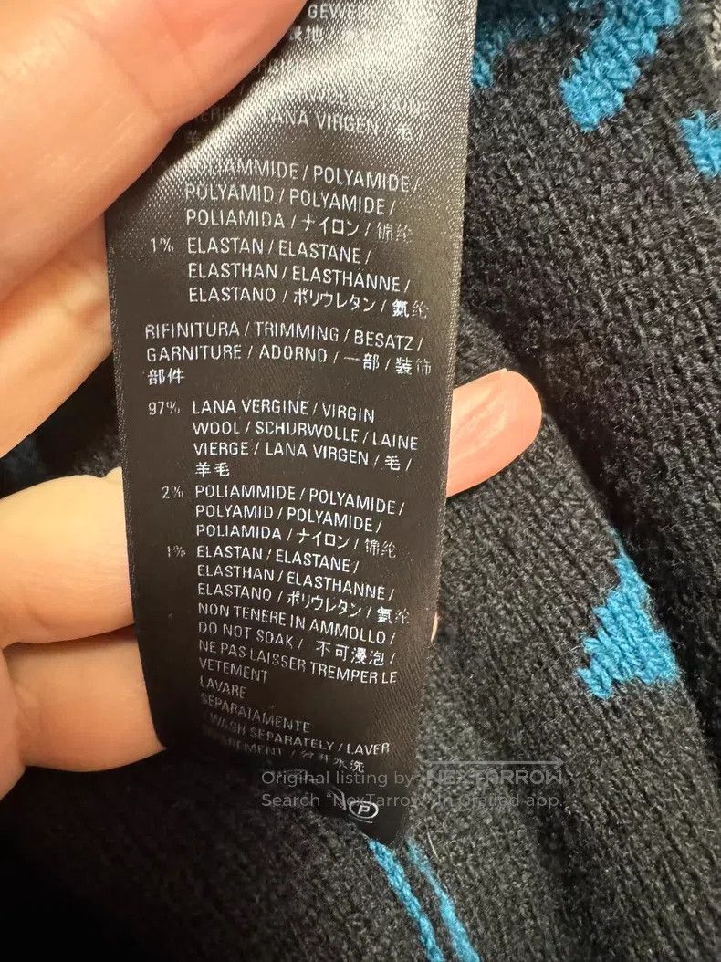Balenciaga Balenciaga Barrage Full Logo Wool Knit Cardigan Jacket Size US S / EU 44-46 / 1 - 5 Thumbnail