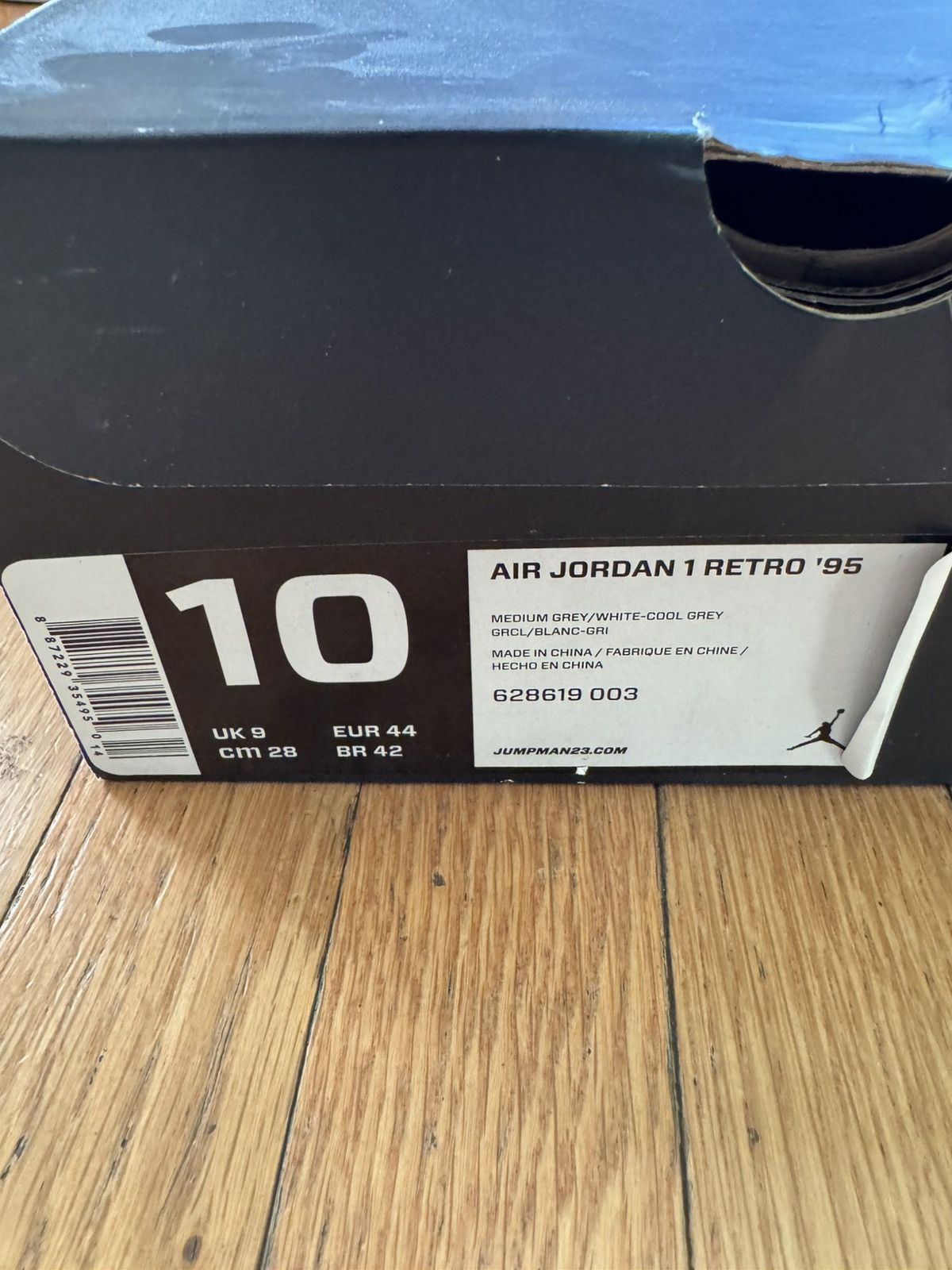 Jordan Brand Air Jordan 1 ‘95 Cool Grey Size US 10 / EU 43 - 7 Thumbnail