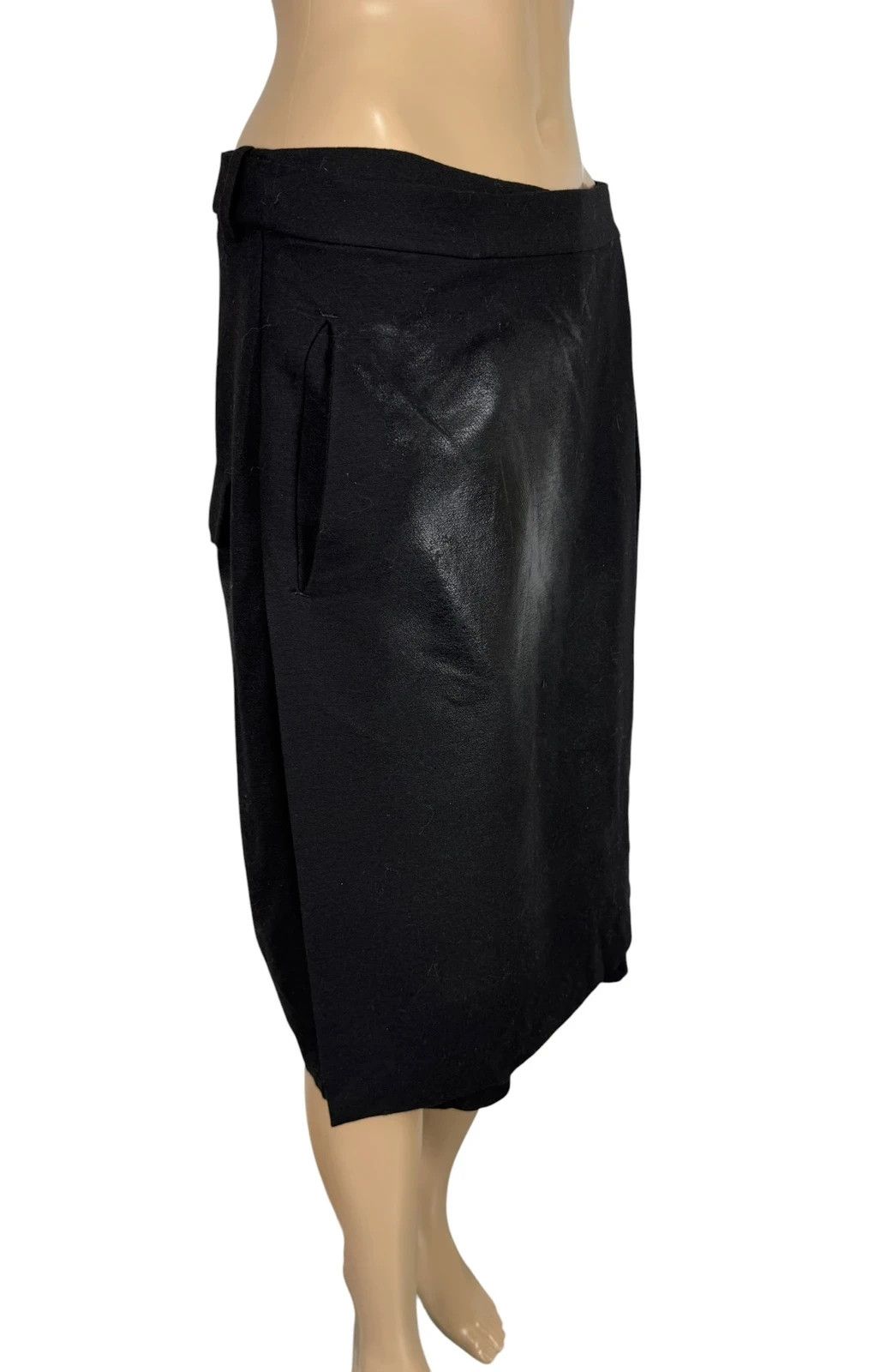 Masnada Masnada Shorts Skirt Waxed Wool size D36 F38 Size 28" / US 6 / IT 42 - 4 Thumbnail