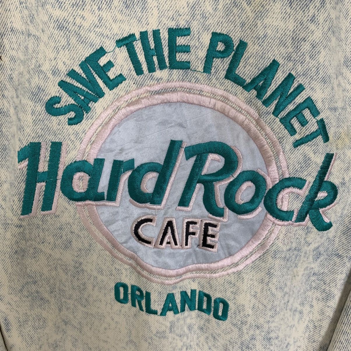 Hard Rock Cafe × Vintage Vintage Hard Rock Cafe Orlando Denim Jacket Small Size Size US S / EU 44-46 / 1 - 12 Thumbnail