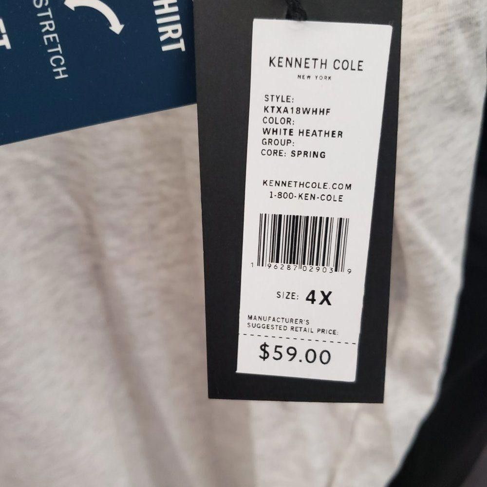 Designer Ct411a Kenneth Cole Nwt Mobility Knit Shirt Heather Size US XXL / EU 58 / 5 - 4 Thumbnail