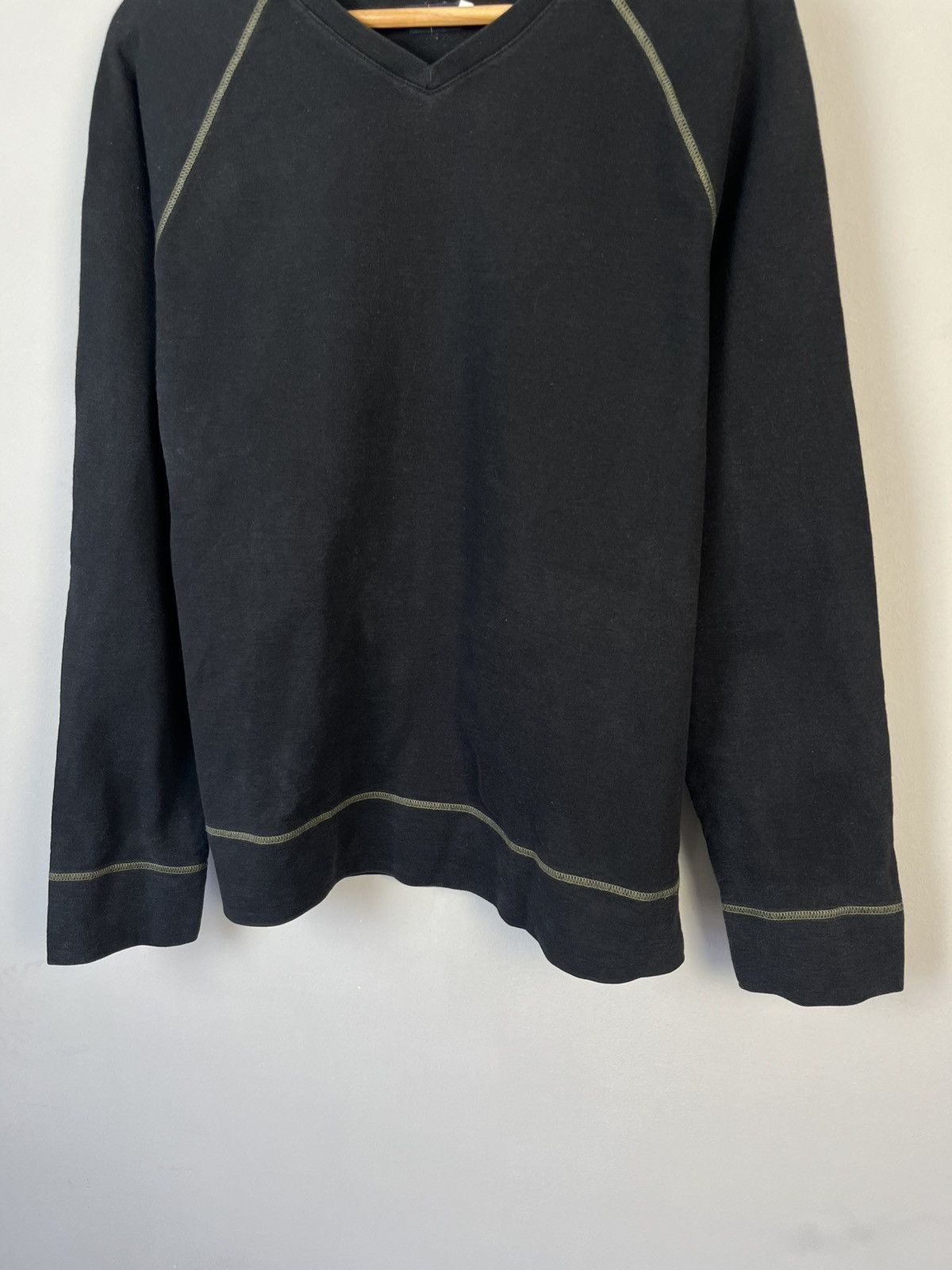 Armani × Vintage Armani Jeans Vintage Faded Y2K Big Logo Cotton Sweatshirt Size US XL / EU 56 / 4 - 5 Thumbnail