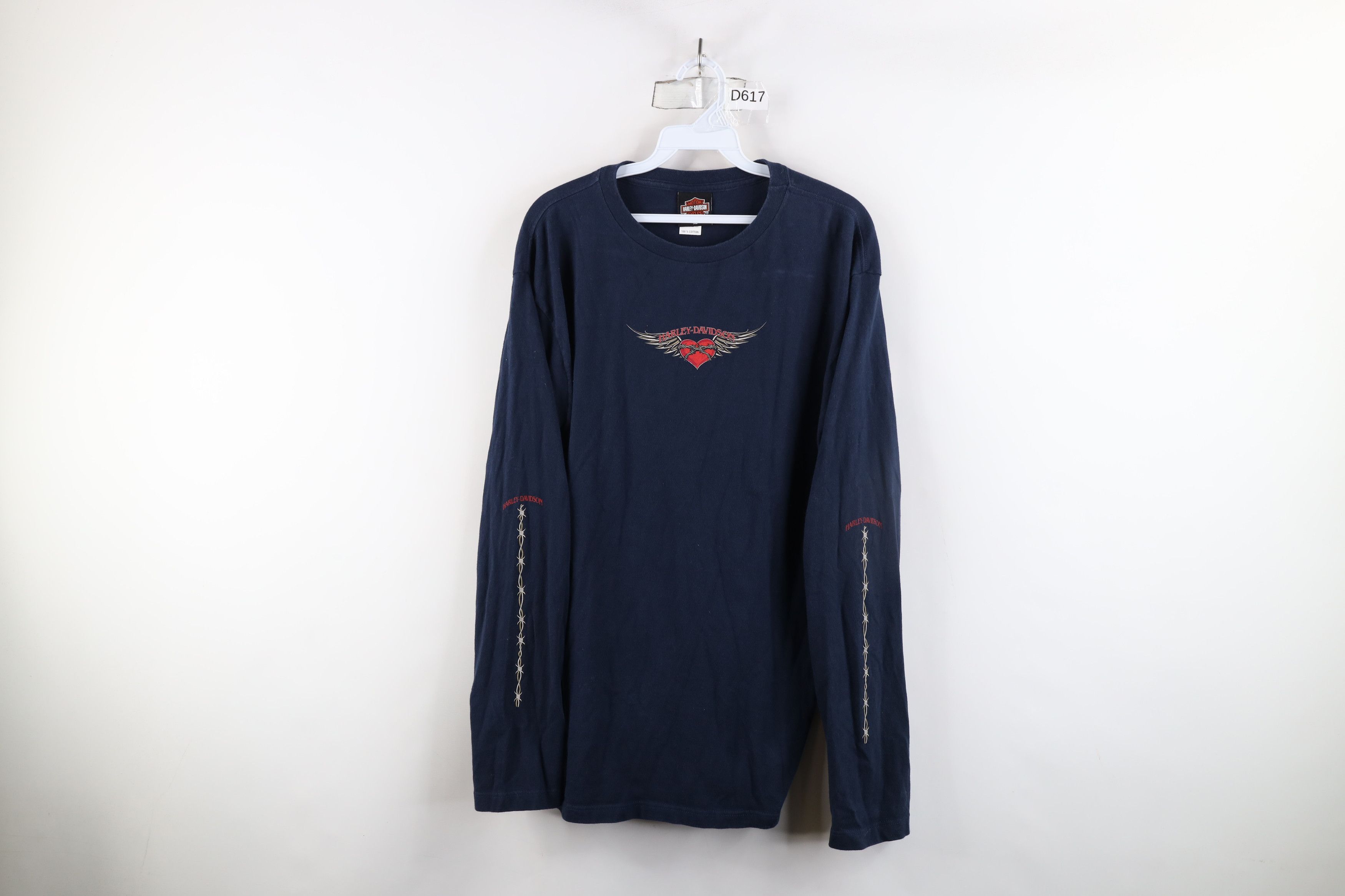 Harley Davidson × Vintage Vintage Y2K 2003 Harley Davidson Long Sleeve T-Shirt USA Size XL / US 12-14 / IT 48-50 - 1 Thumbnail