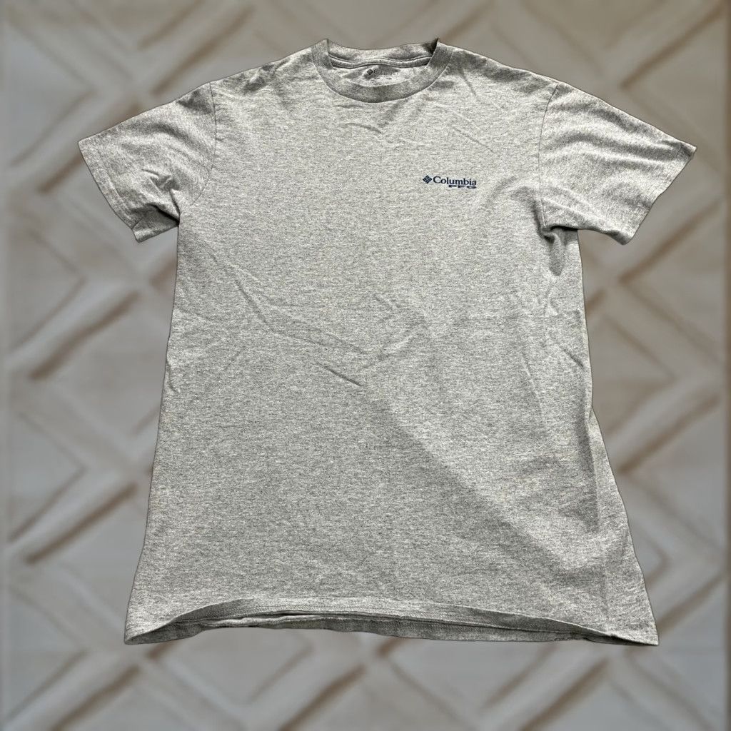 Vintage Columbia PFG Graphic Shirt Mens Small Gray Cotton Crew Neck Short Sleeve Fish Size US S / EU 44-46 / 1 - 1 Thumbnail