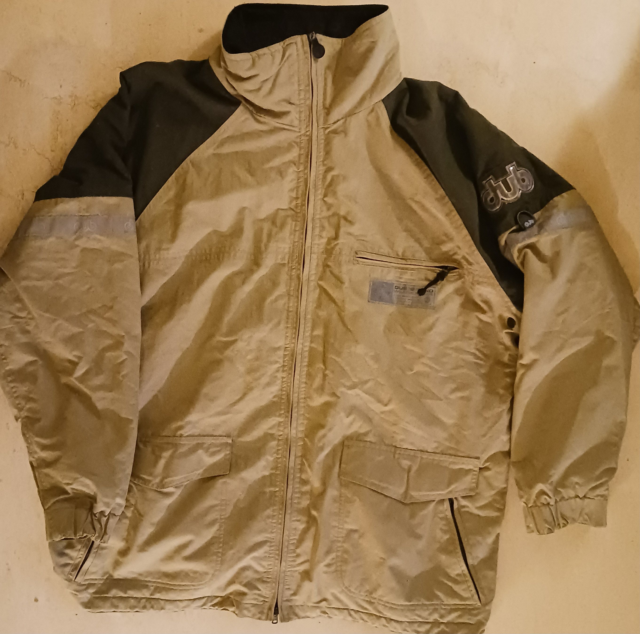 Vintage 90s DUB BRAND Weathergear Snowboarding Jackett Hooded Size US L / EU 52-54 / 3 - 1 Thumbnail