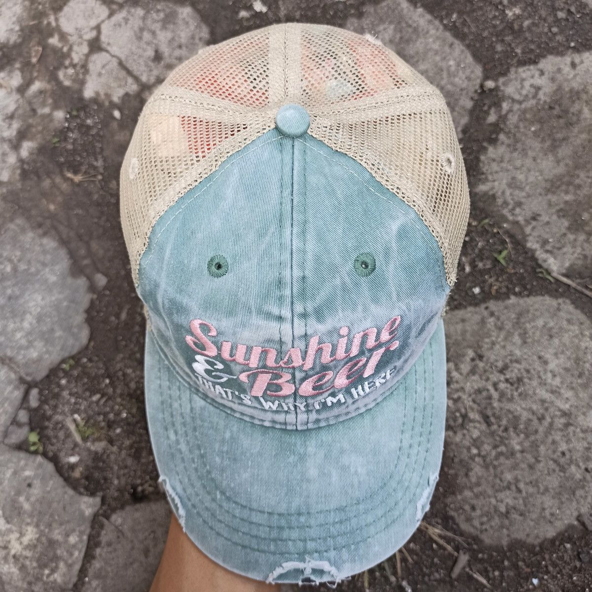 14th Addiction SICK wash distresses hat sunshine & beer Size ONE SIZE - 14 Thumbnail