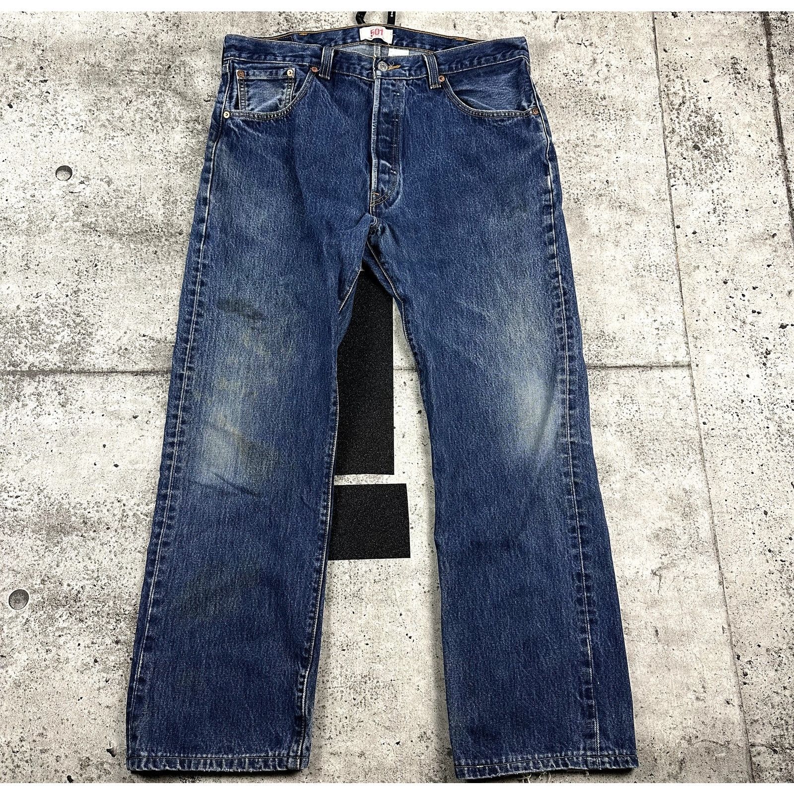 Levi's Levi's 501 Denim Jeans Size 38x32 Red Tab Nice Fade Size US 38 / EU 54 - 2 Thumbnail