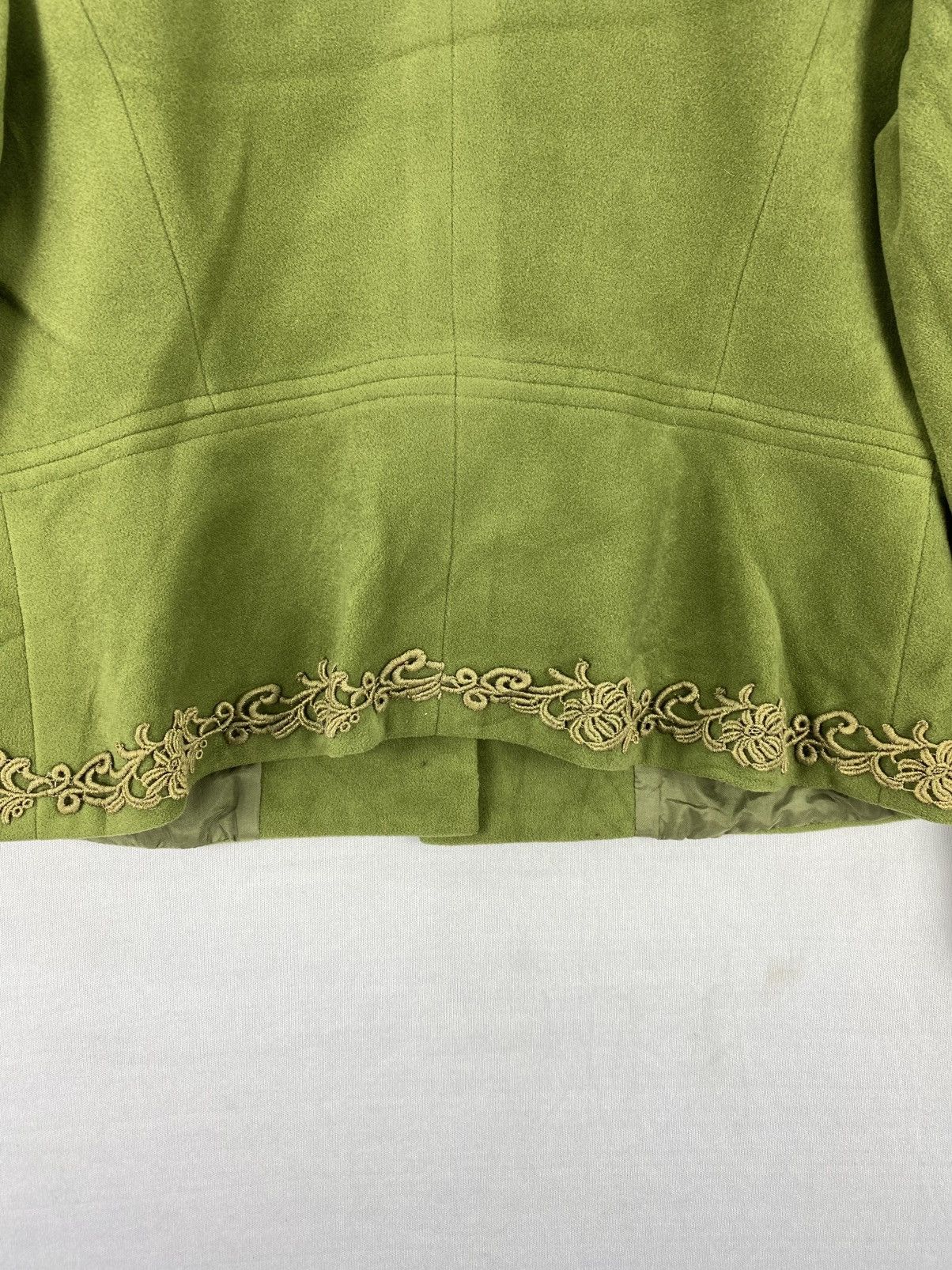Balenciaga Vintage 90’s Balenciaga Padded Shoulder Women Cropped Jacket Size XXS / US 00 / IT 34 - 9 Thumbnail