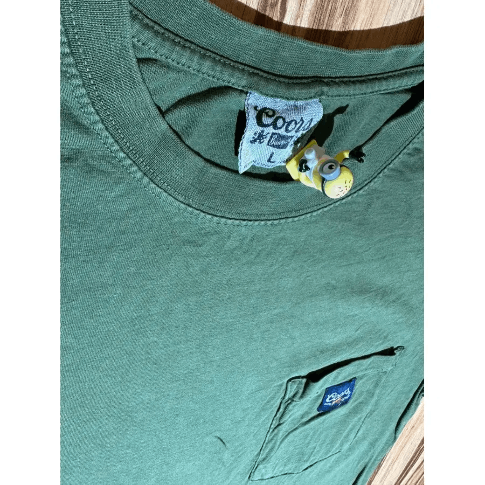 Other Vintage Coors Banquet Cowboy Graphic Pocket T-Shirt Size L Size US L / EU 52-54 / 3 - 4 Thumbnail