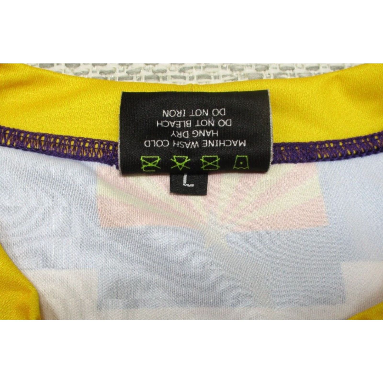 Fruit Of The Loom Voodoo Custon Shirt Mens L Short Sleeve Logo Knit Cotton Blue Kobe Bryant 8 24 Lakers Bar 90s Vintage? Size US L / EU 52-54 / 3 - 6 Thumbnail
