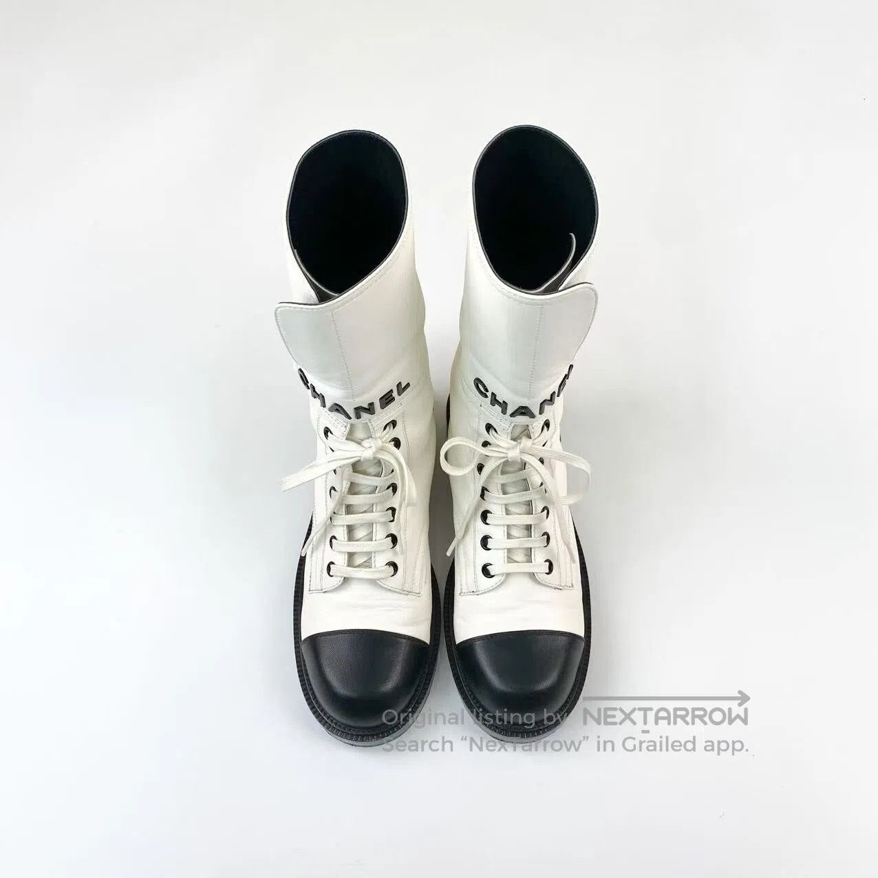 Chanel Chanel 23SS Letter Logo Martin Boots| Size US 7 / IT 37 - 1 Thumbnail