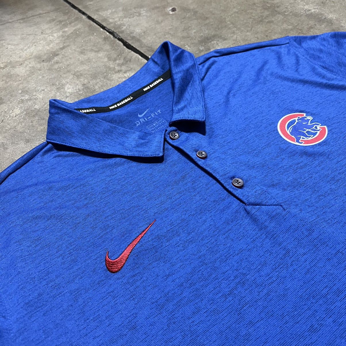 Nike Nike Chicago Cubs Polo Shirt Baseball MLB Golf Deadstock NWT Size US XXL / EU 58 / 5 - 4 Thumbnail