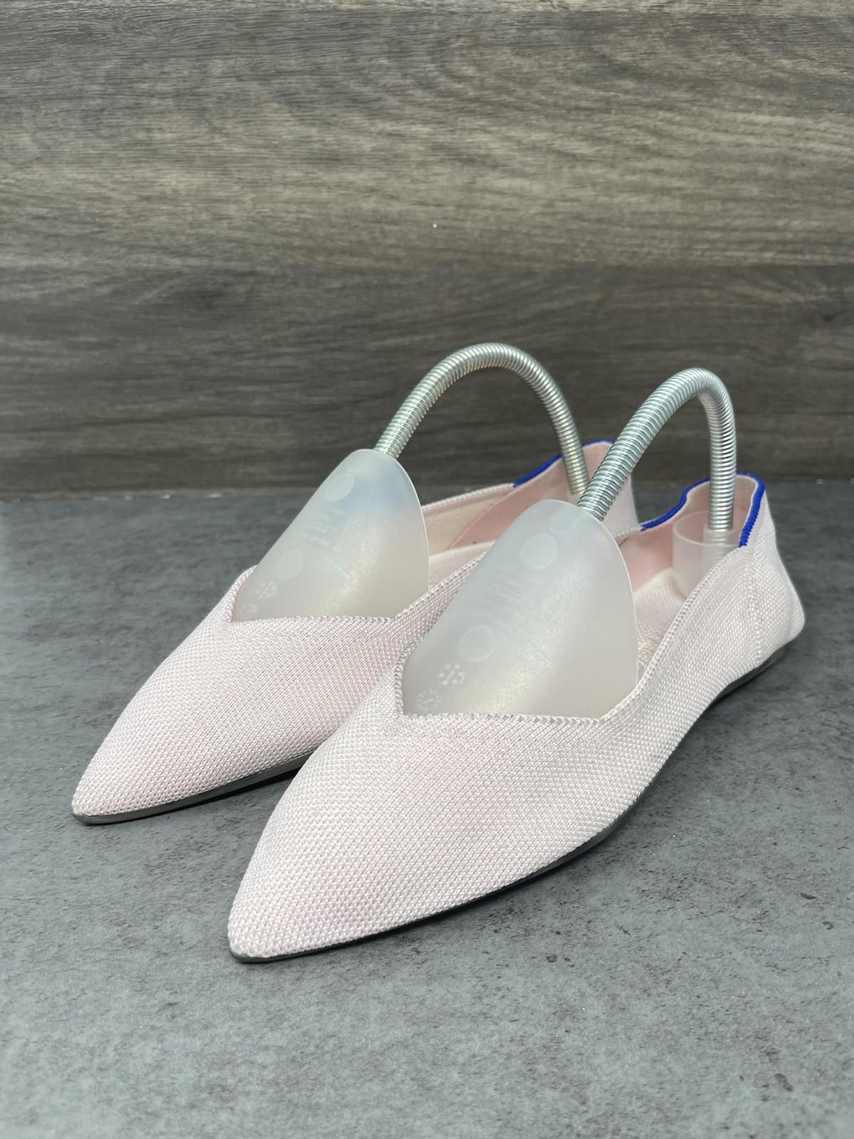 Rothy's Rothys The Point Flats Womens 7.5 Pink Slip On Canvas Ballet Size US 7.5 / IT 37.5 - 2 Thumbnail