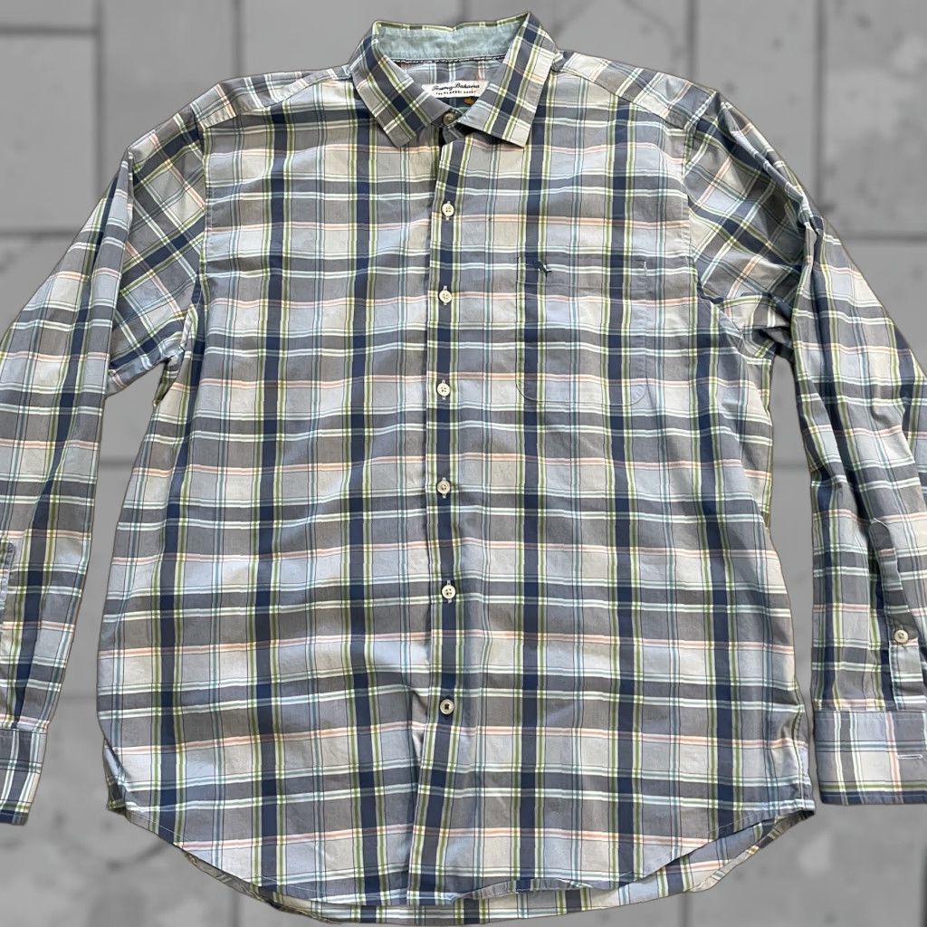 Tommy Bahama Tommy Bahama Shirt Mens L Button-Down Long Sleeve Plaid Multicolor Newport Coast Size US L / EU 52-54 / 3 - 1 Thumbnail
