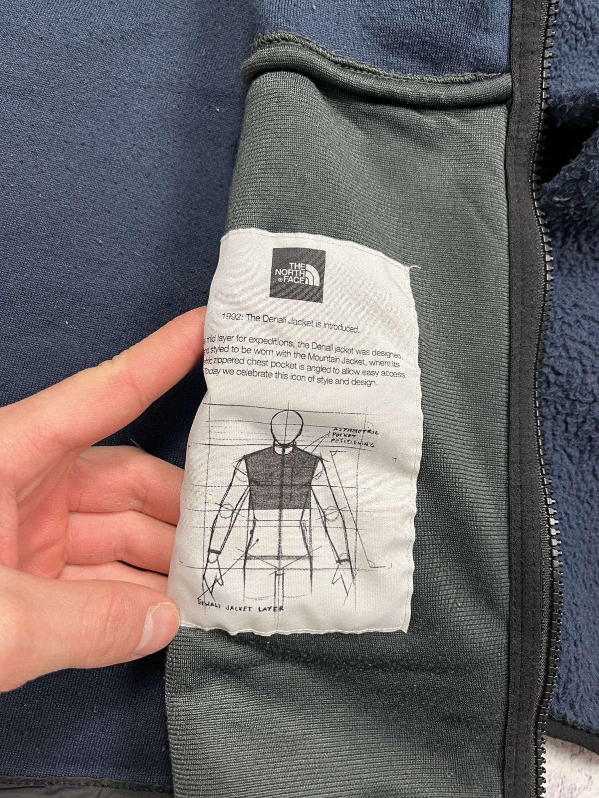 The North Face Vintage The North Face Fleece Nylon Retro Denail Jacket Y2K Size US S / EU 44-46 / 1 - 10 Thumbnail
