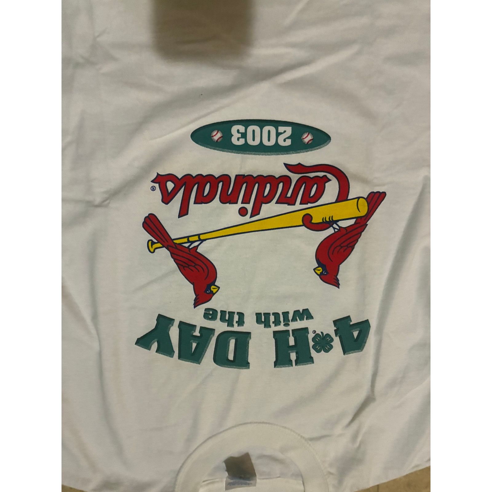 Gildan Vintage 2003 St Louis Cardinals “4H Day” T-Shirt Medium Size US M / EU 48-50 / 2 - 3 Thumbnail