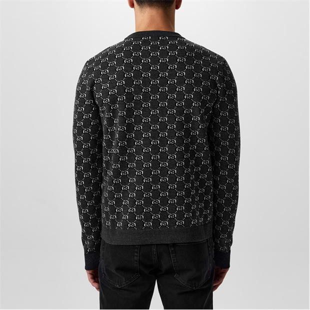 Gucci GUCCI All Over Gg Crewneck Jumper Size US S / EU 44-46 / 1 - 4 Thumbnail