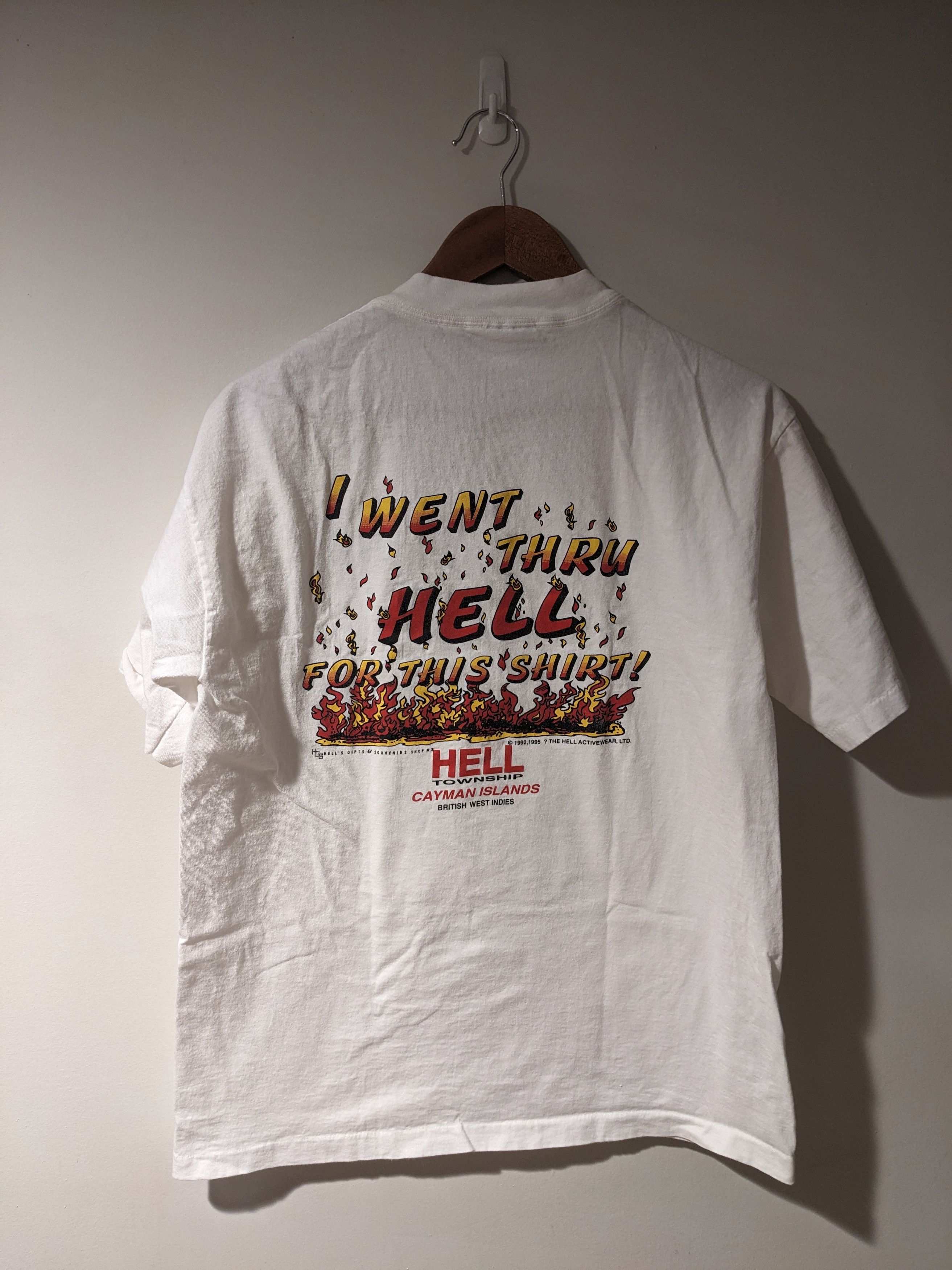 All Sport × Vintage Vintage 1995 I Went Thru Hell for this Shirt Large T-Shirt Size US L / EU 52-54 / 3 - 1 Thumbnail