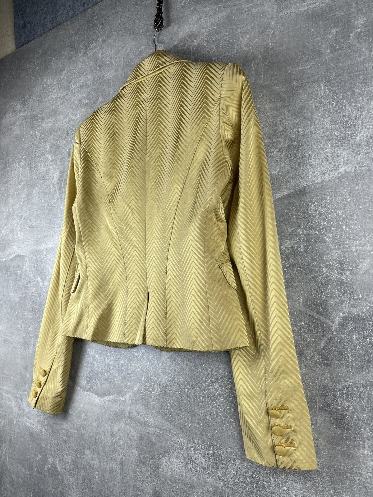 Just Cavalli Just Cavalli Tailored Jacket and Pants Suit Late 2000s Gold Size M / US 6-8 / IT 42-44 - 8 Thumbnail