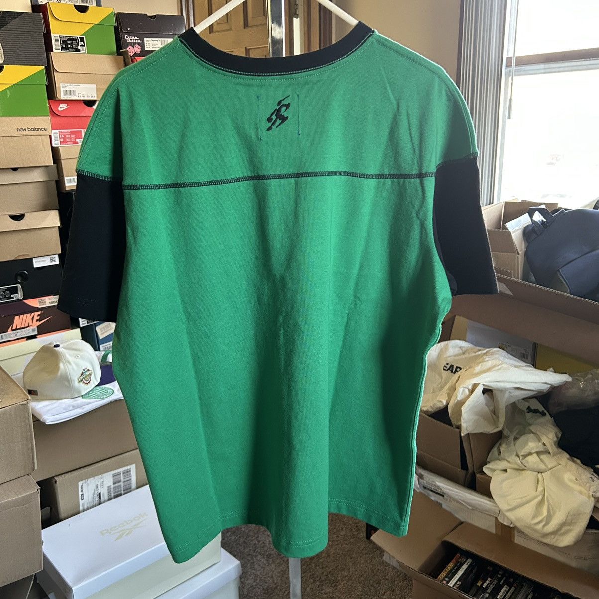 Asics × Kiko Kostadinov ASiCS NOVALiS WiDE BOXY CROPPED BiXANCE TEE PARAKEET GREEN Size US L / EU 52-54 / 3 - 15 Thumbnail