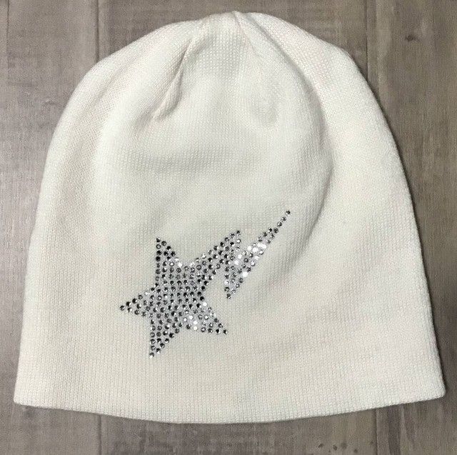 Bape × Nigo × Swarovski Swarovski BAPE STA logo beanie knit cap a bathing ape NIGO Size ONE SIZE - 1 Thumbnail