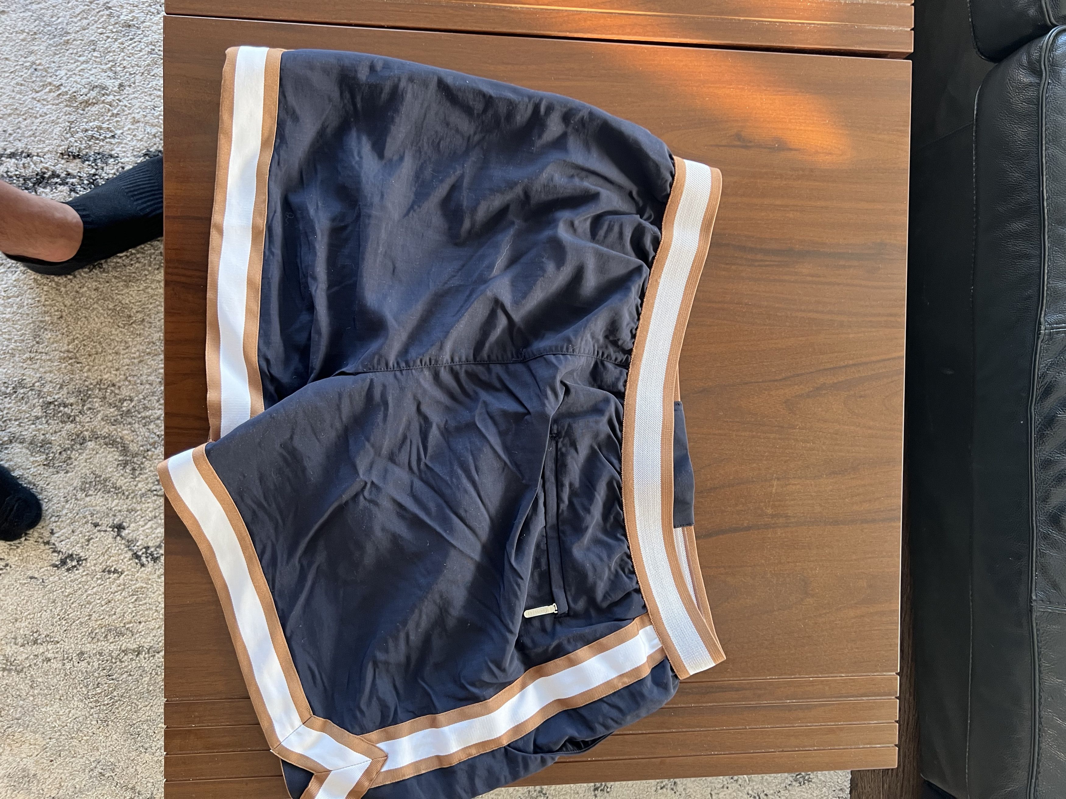 Reiss REISS | CHÉ STRIPE-TRIM SWIM SHORTS IN NAVY Size US 34 / EU 50 - 2 Thumbnail