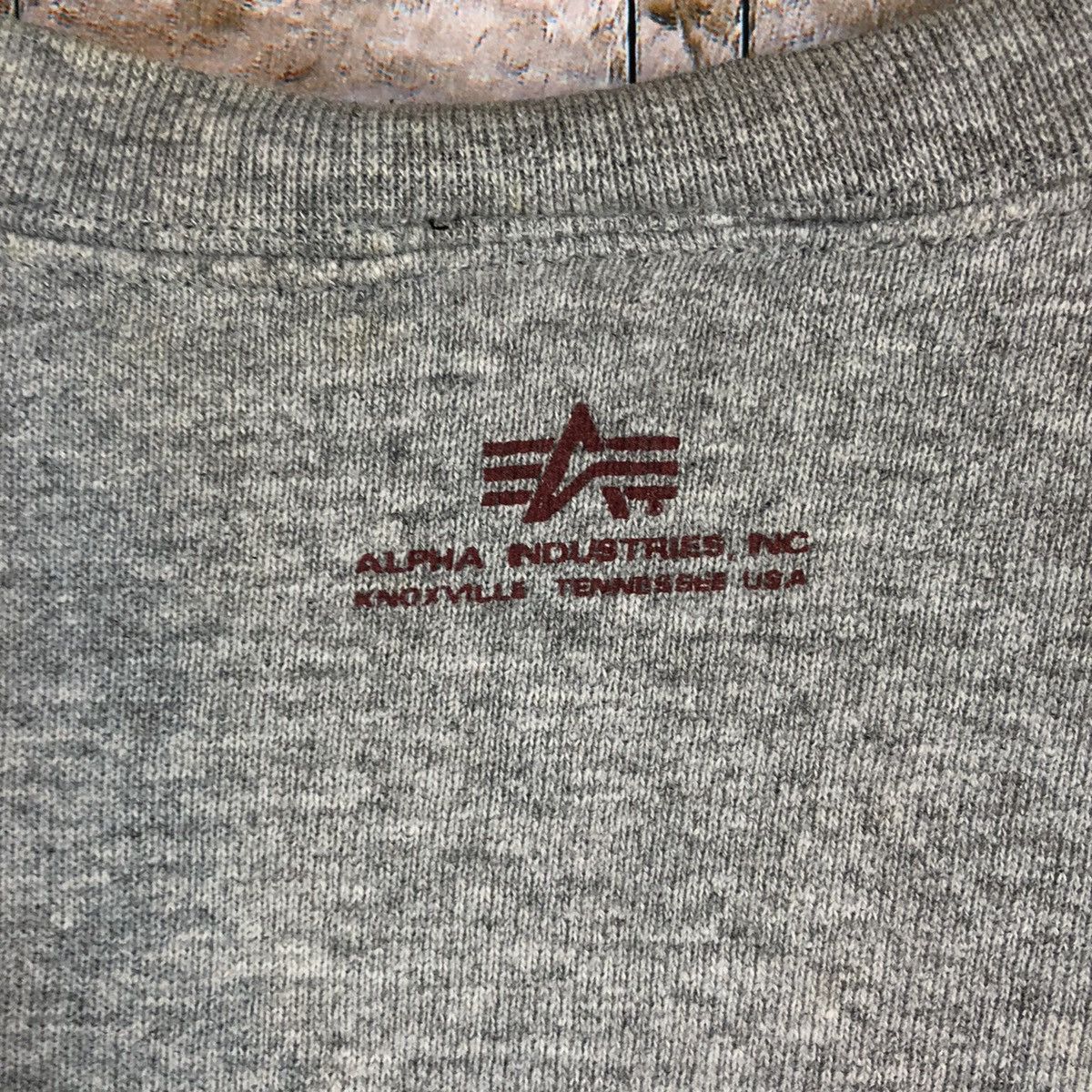 Alpha Industries × Vintage Alpha Industries U.S Air Force Grey Sweatshirt #A796 Size US L / EU 52-54 / 3 - 14 Thumbnail