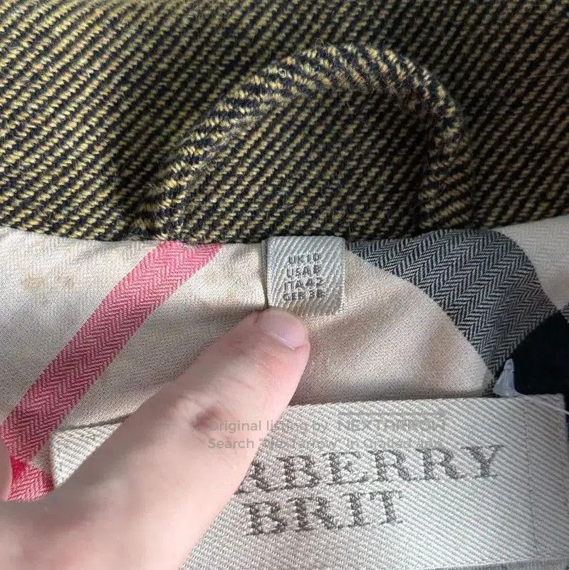 Burberry Burberry Brown-green Cotton Women's Jacket. Size XXS / US 00 / IT 34 - 4 Thumbnail
