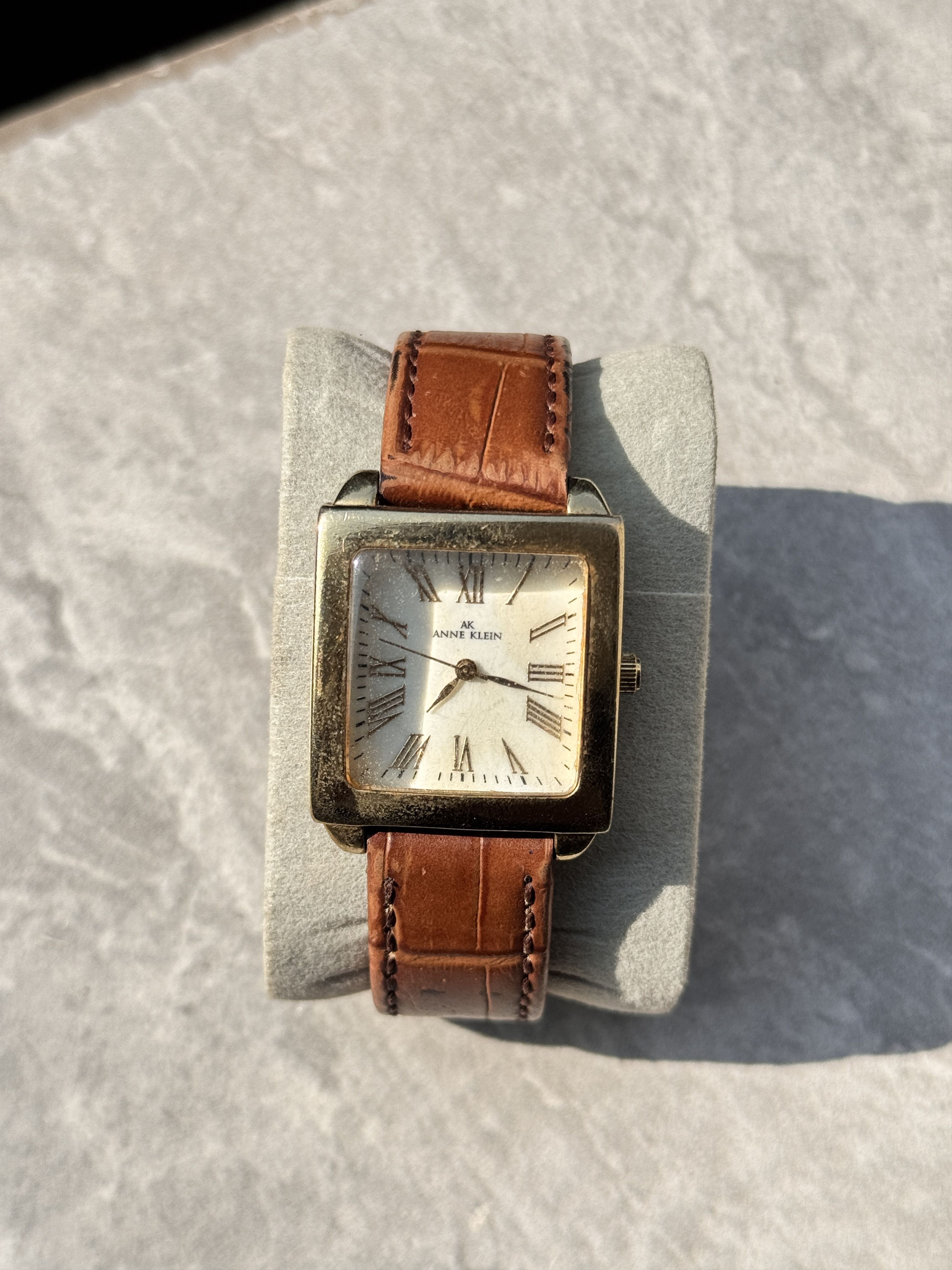 Anne Klein Anne Klein gold tone vintage square watching Size ONE SIZE - 5 Thumbnail