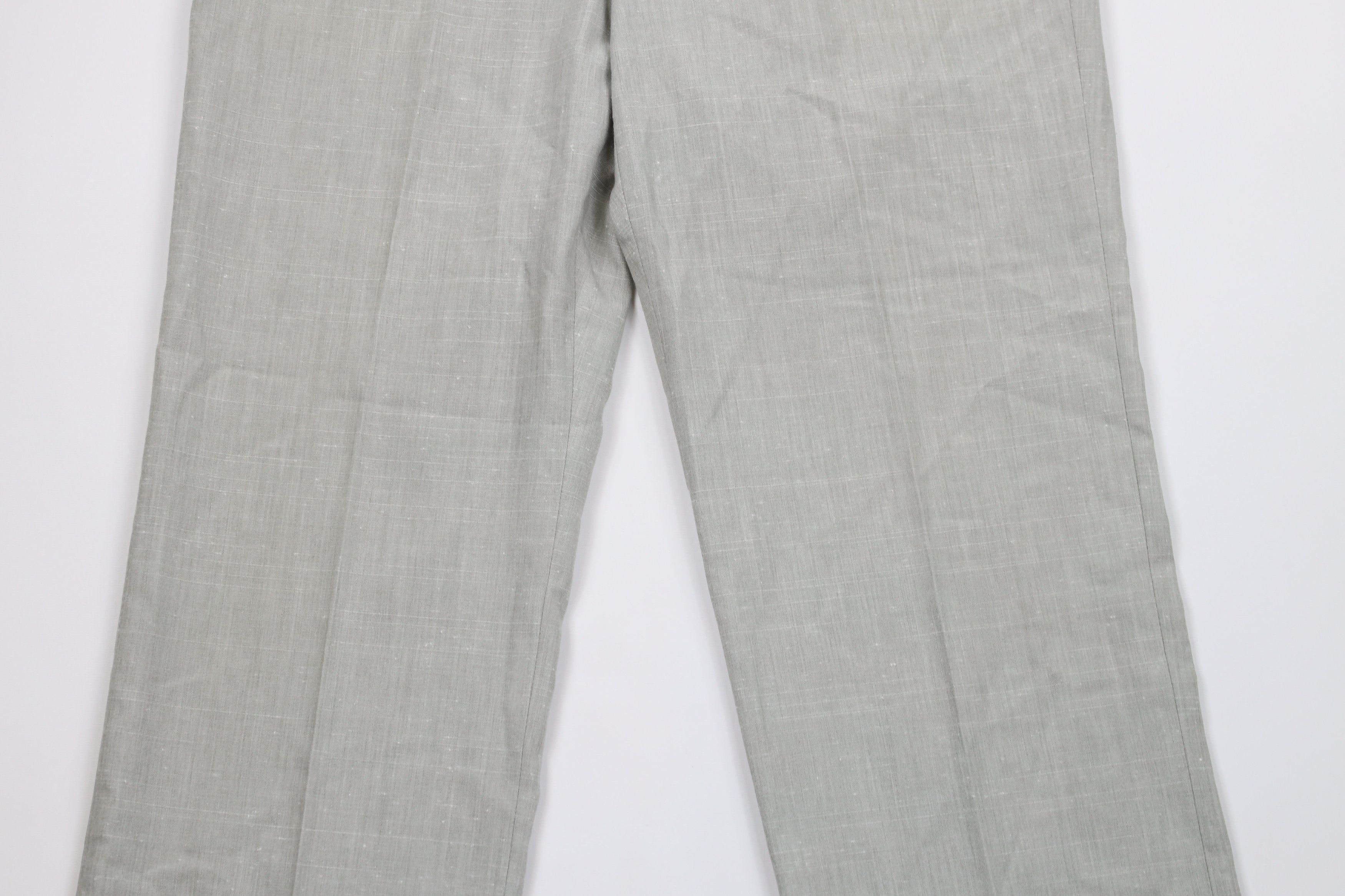 Vintage Vintage 70s Rockabilly Fleck Wide Leg Chinos Trousers Pants Size US 34 / EU 50 - 3 Thumbnail