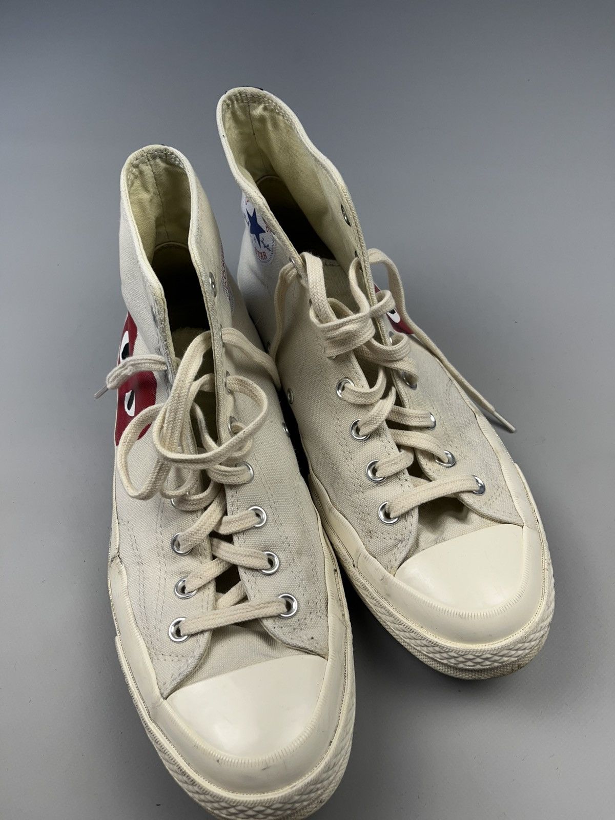Comme des Garcons × Comme des Garcons PLAY × Converse Comme des Garçons PLAY x Converse High Steel Shoes CDG Size US 11 / EU 44 - 5 Thumbnail