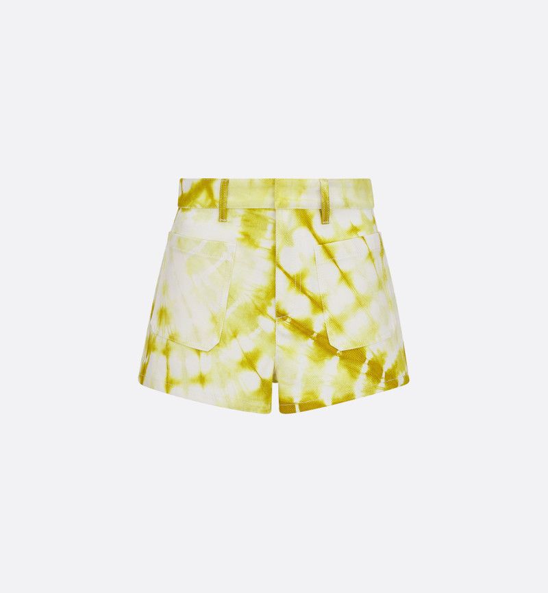 Dior o1bcso1str0126 Shorts in Lime Green Size 24" / US 00 / IT 34 - 1 Thumbnail