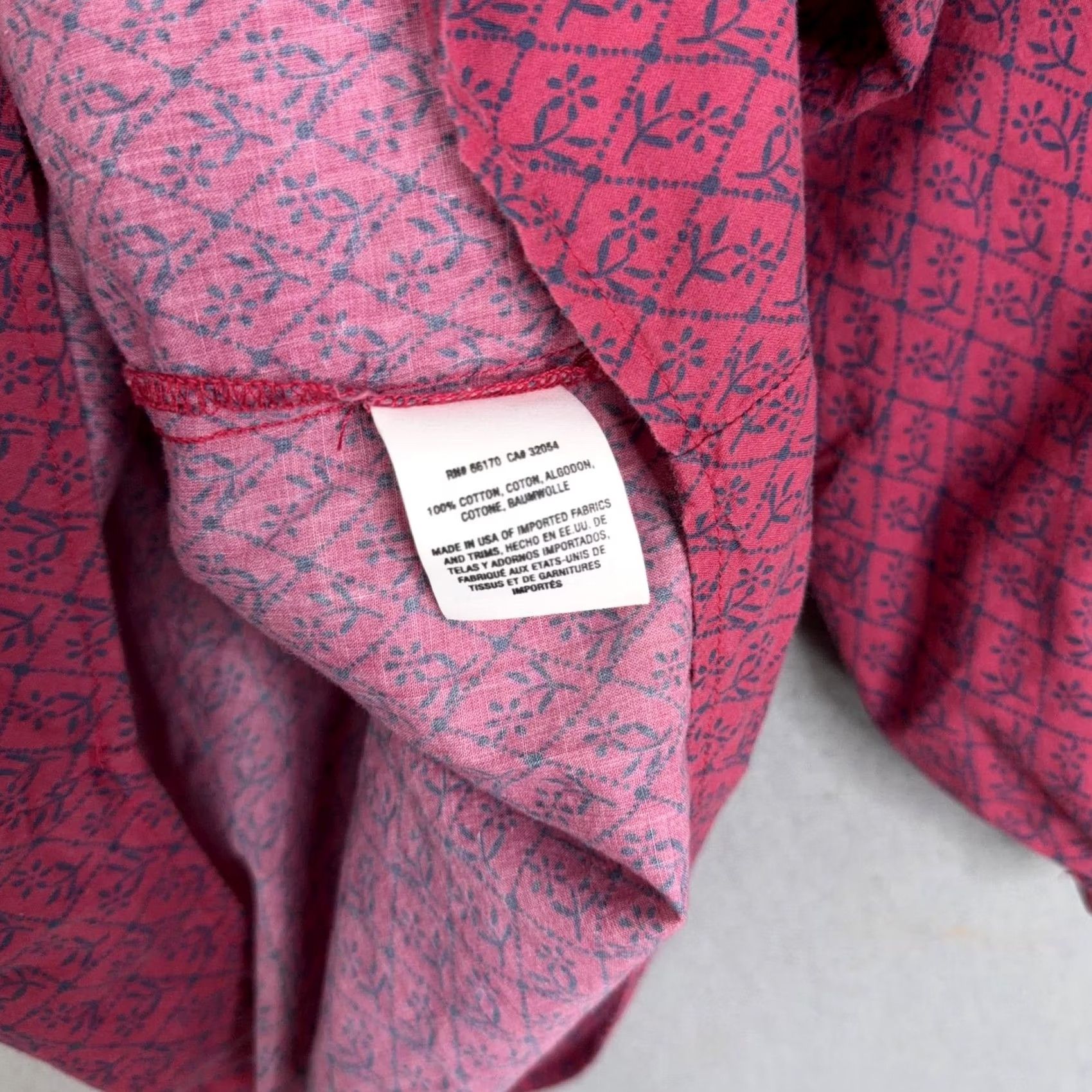 Vintage Maeve Blouse Womens Medium Pink Floral Puff Boho Flow Casual Size M / US 6-8 / IT 42-44 - 6 Thumbnail