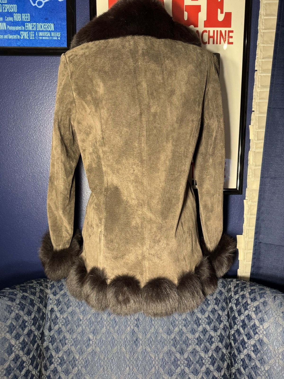 Overland × Vintage Fox Fur Penny Lane Jacket Size M / US 6-8 / IT 42-44 - 3 Thumbnail