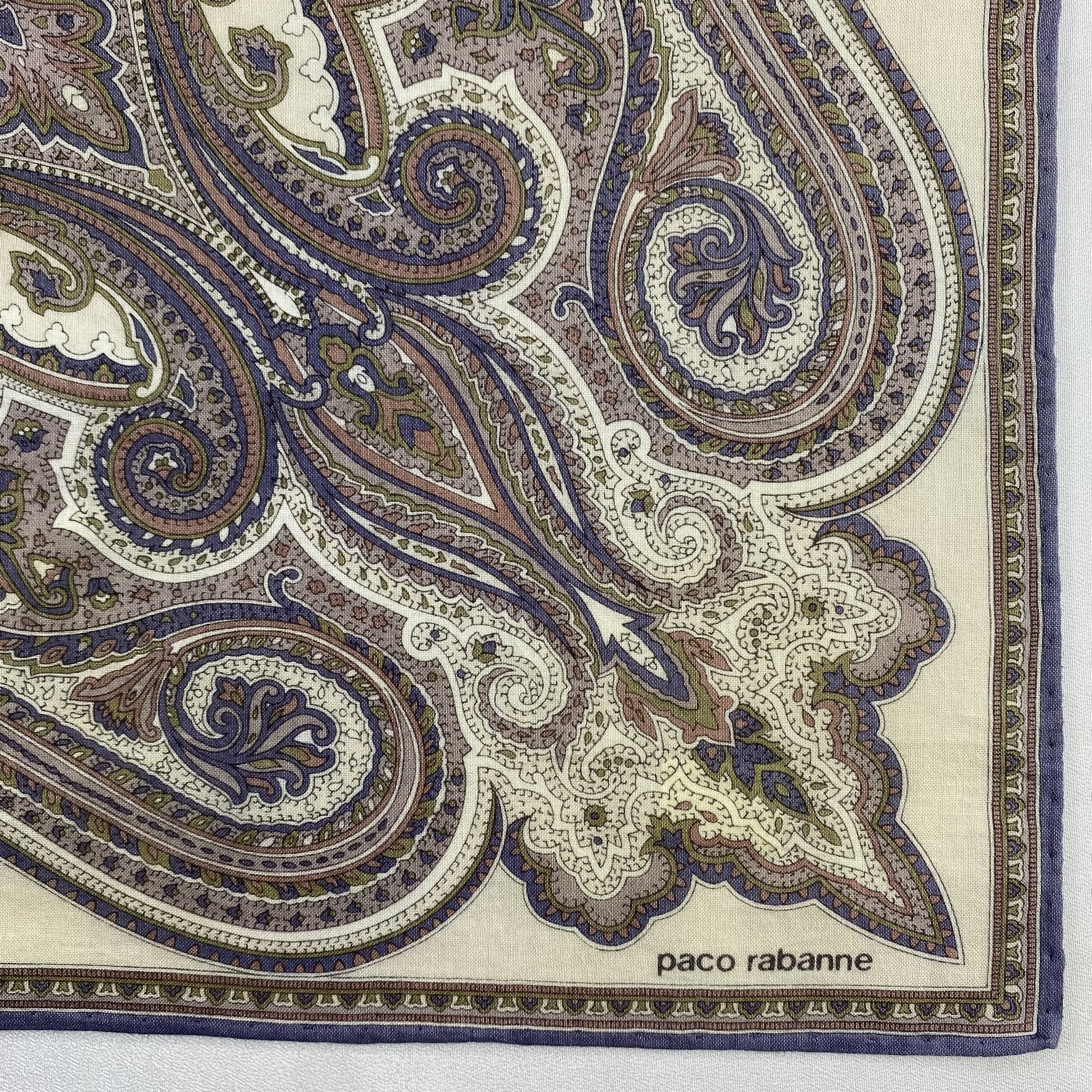 Vintage Paco Rabanne Handkerchief / Neckerchief / Bandana-P1000 Size ONE SIZE - 3 Thumbnail