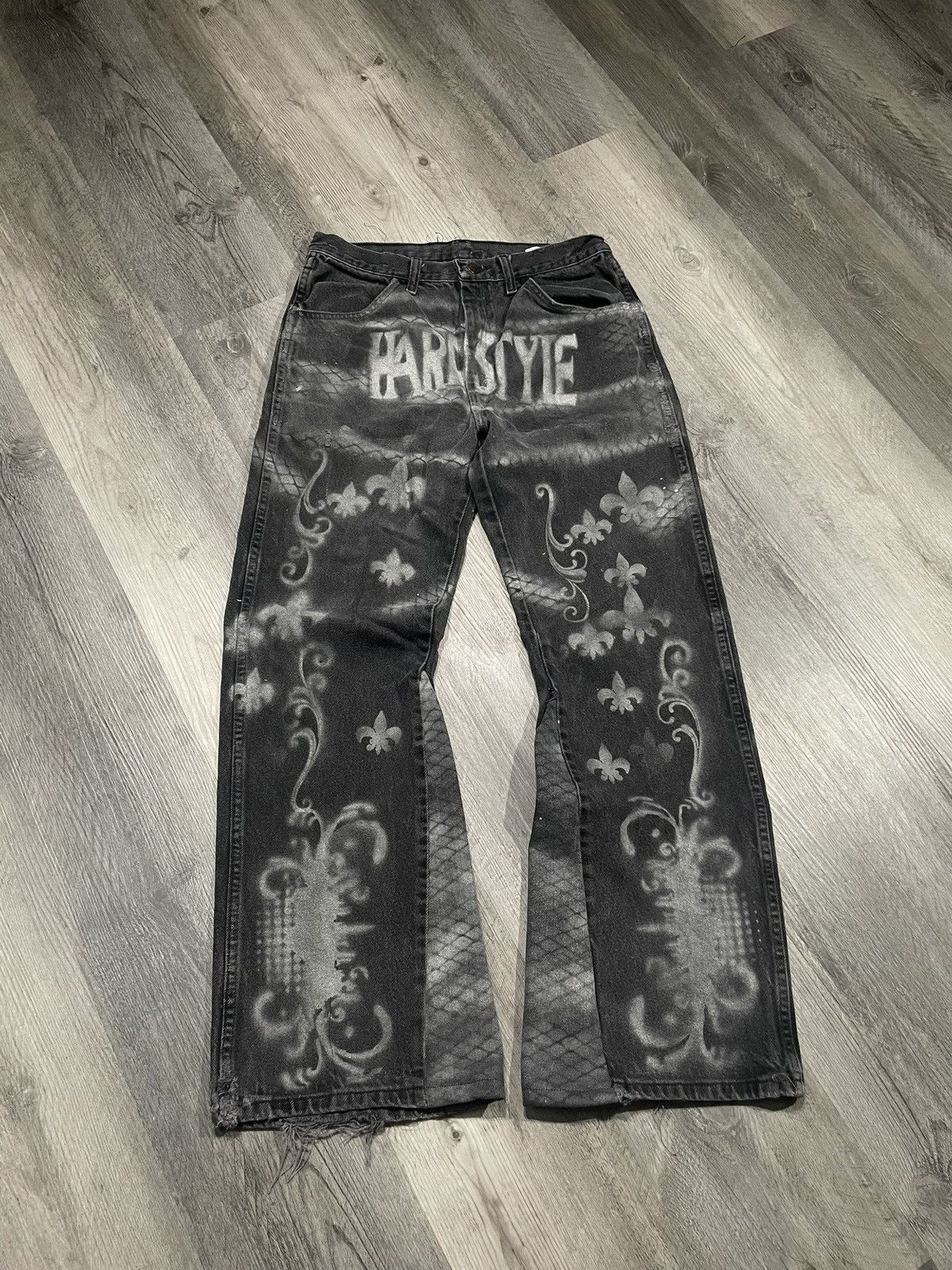 Other X3RLY Custom “HardStyle” Flared Jeans Size US 32 / EU 48 - 2 Thumbnail